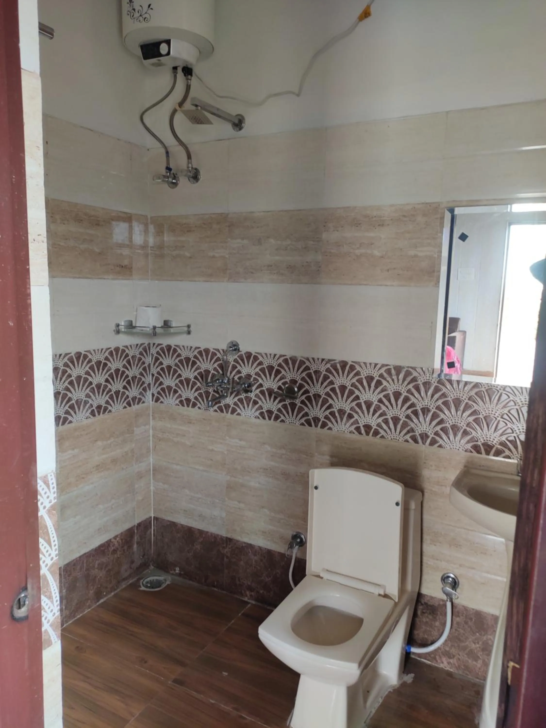 Bathroom in Dev Bhoomi Resort