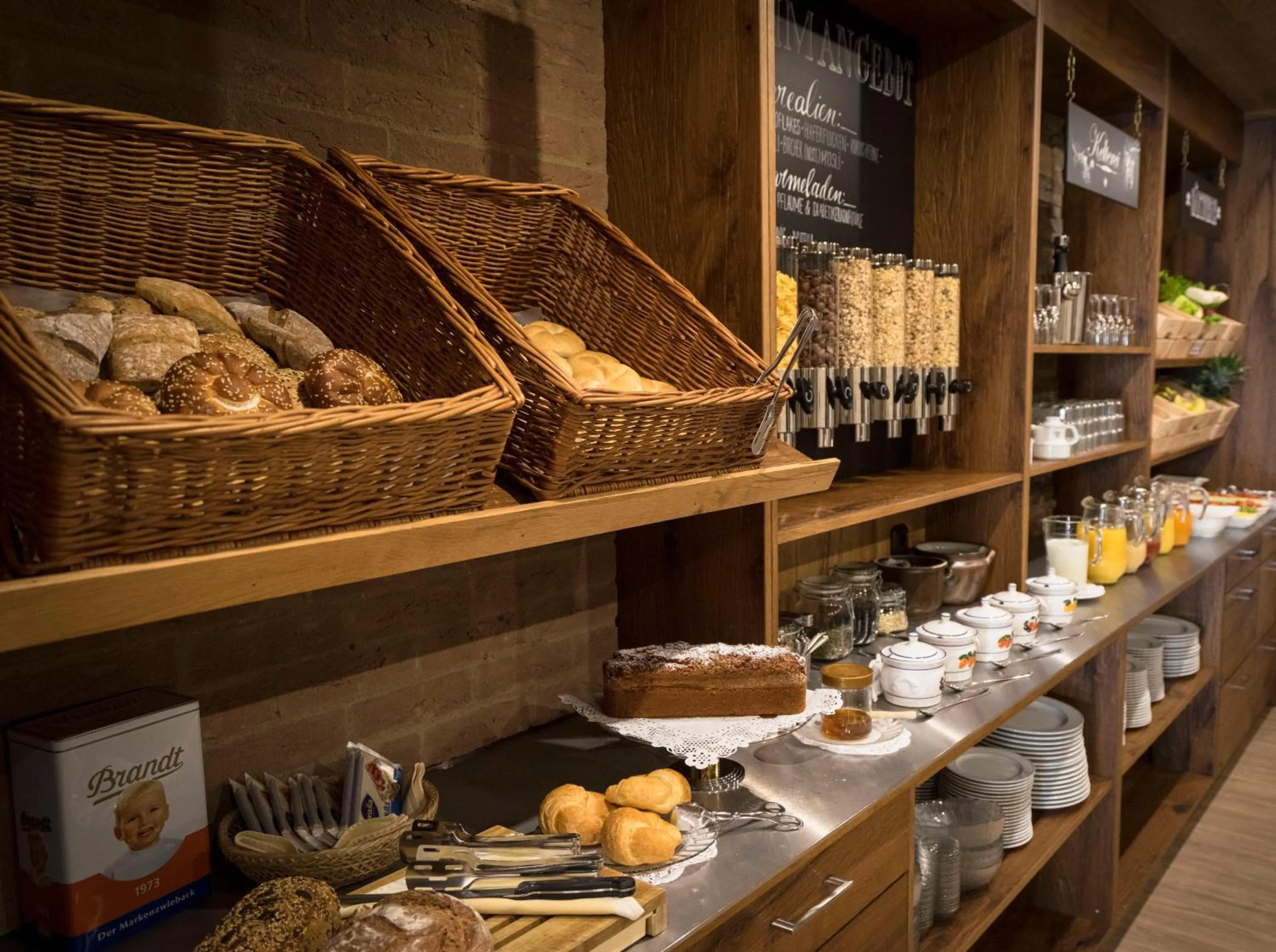 Buffet breakfast, Food in Hotel Sonnenbichl