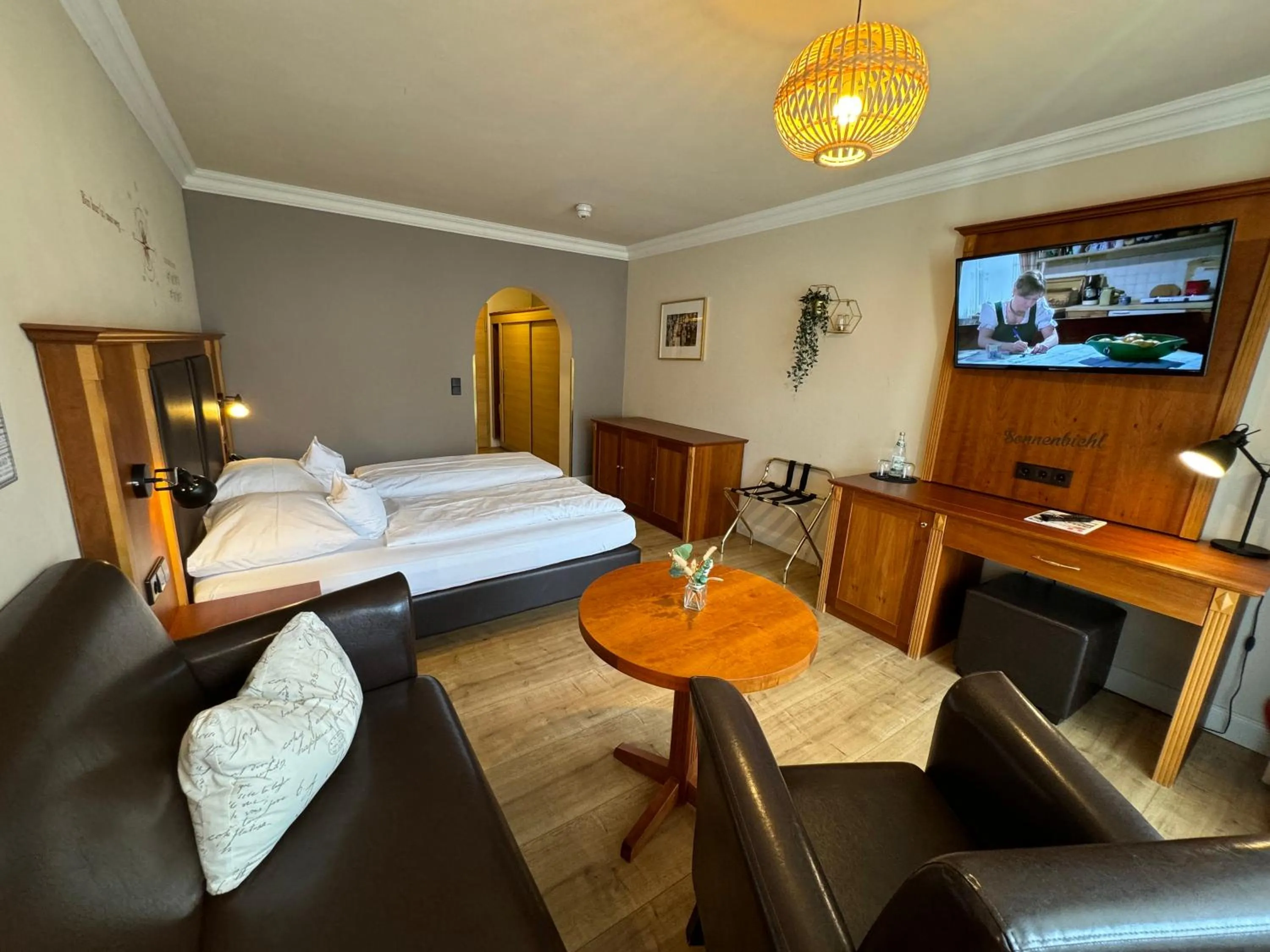 Photo of the whole room, Bed in Hotel Sonnenbichl