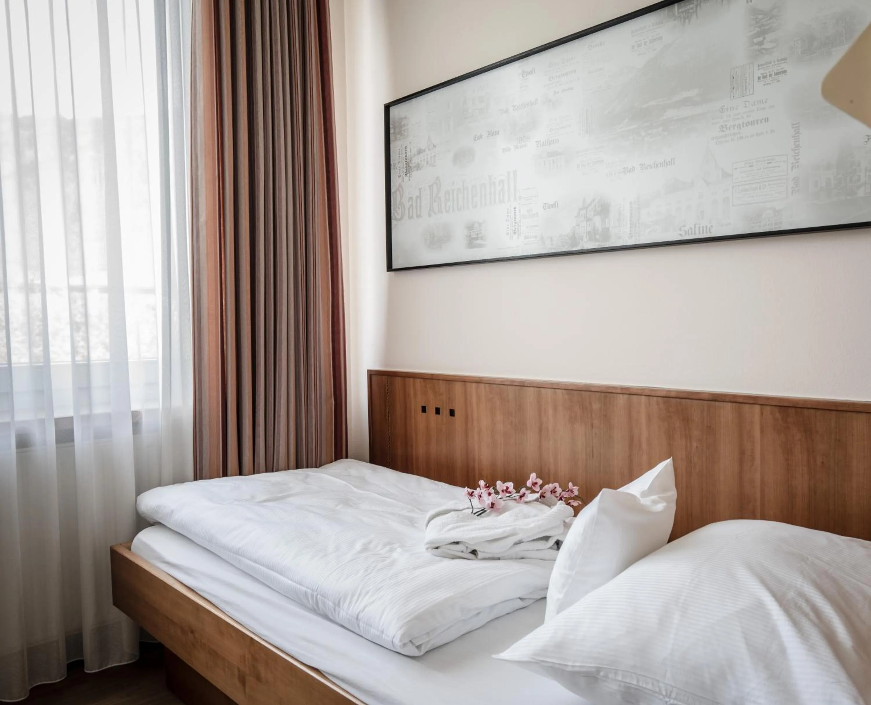 Bed in Hotel Sonnenbichl