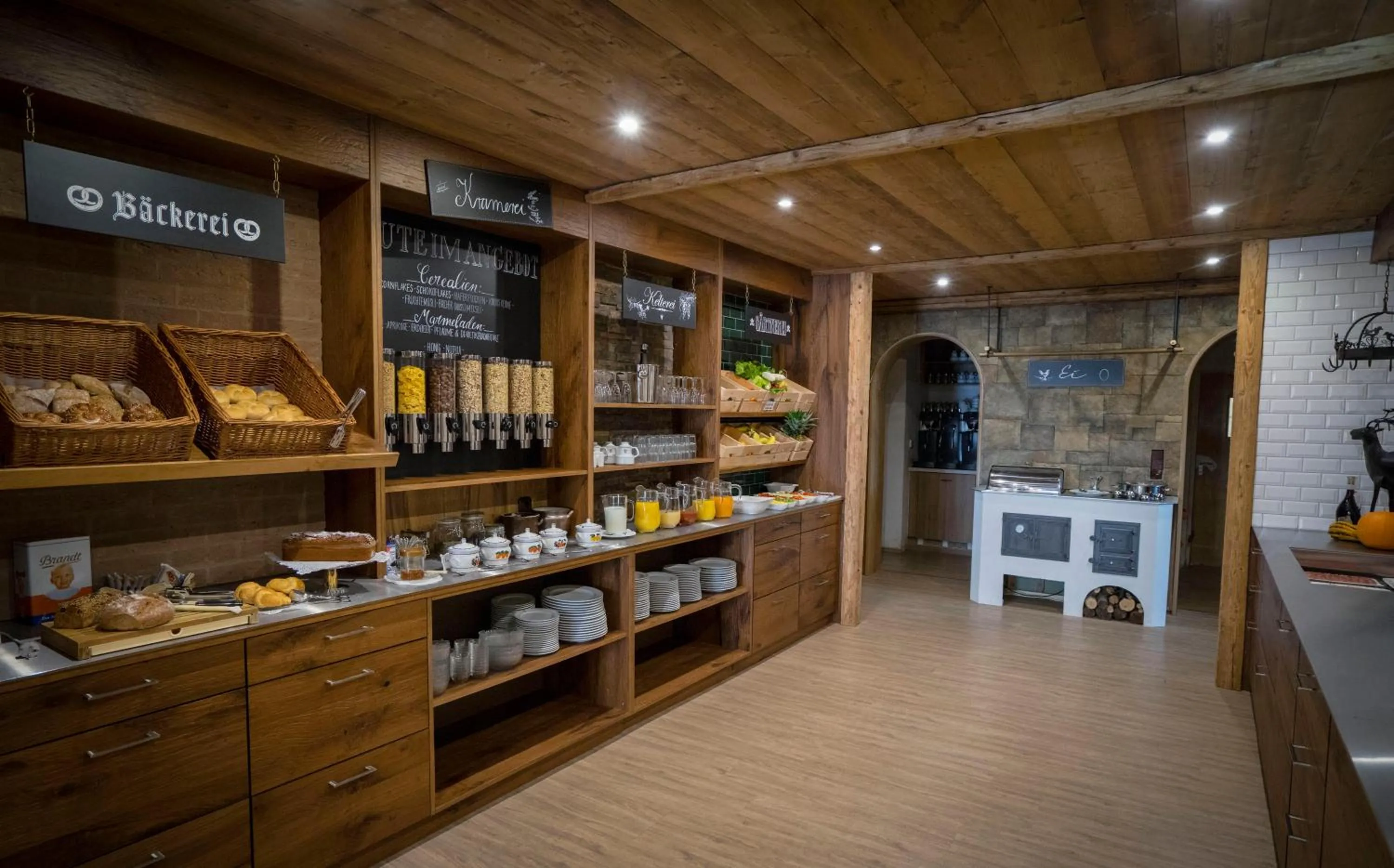 Buffet breakfast in Hotel Sonnenbichl