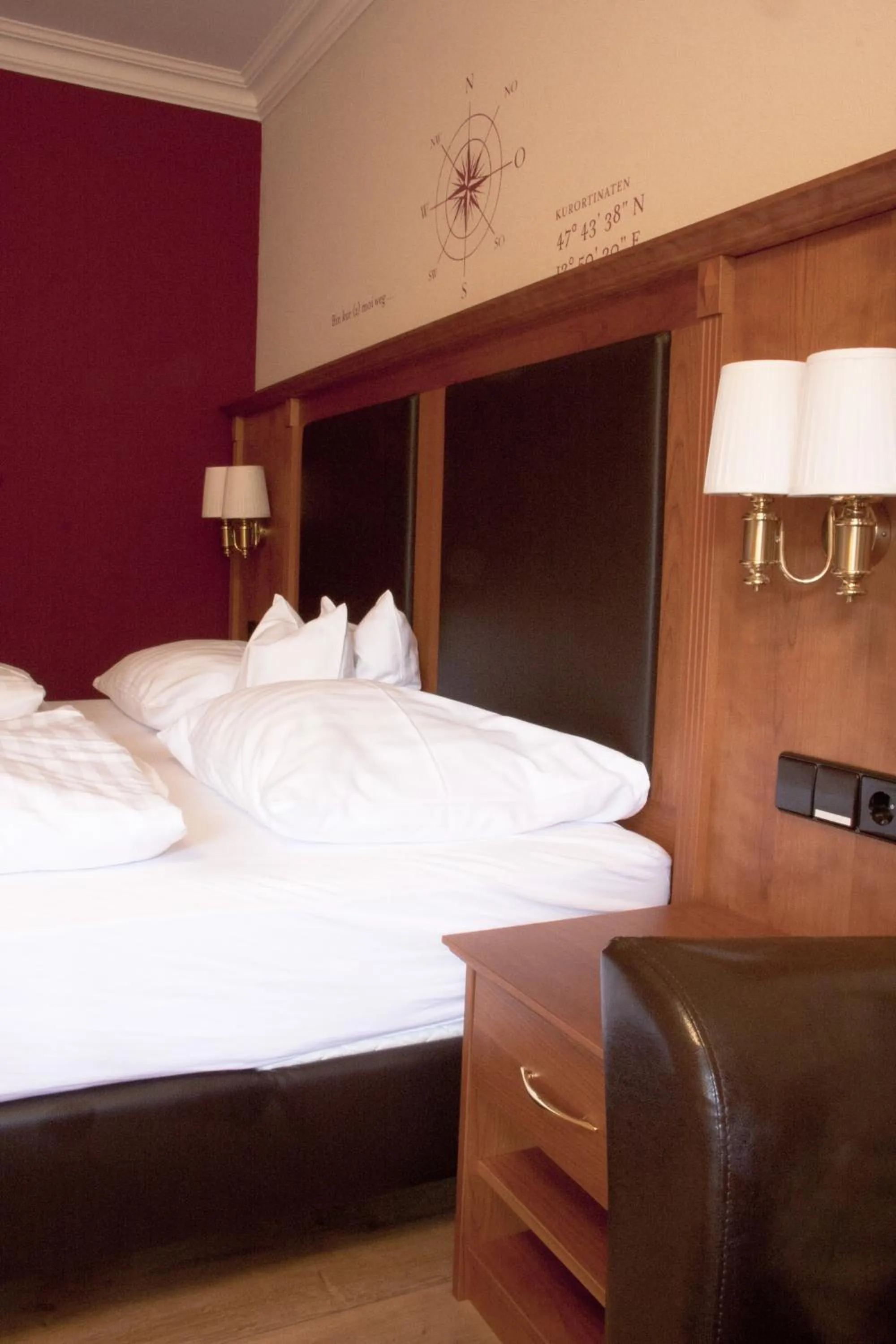 Decorative detail, Bed in Hotel Sonnenbichl