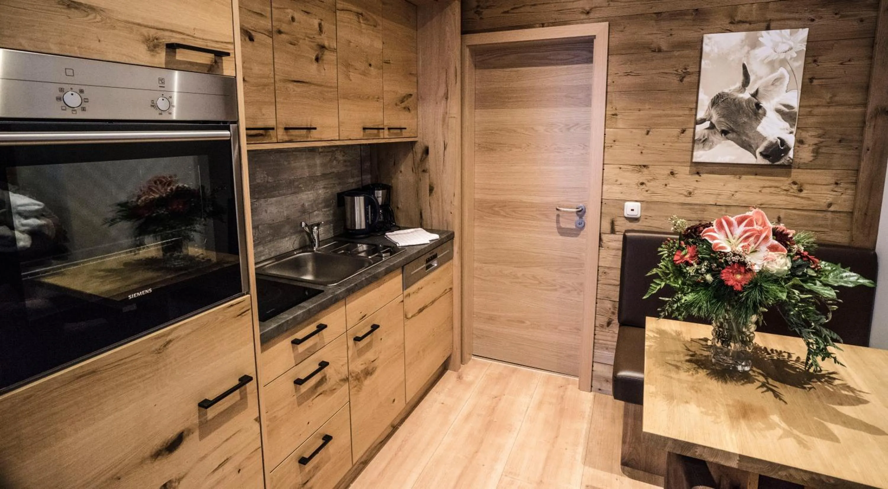 Kitchen or kitchenette, Kitchen/Kitchenette in Hotel Sonnenbichl