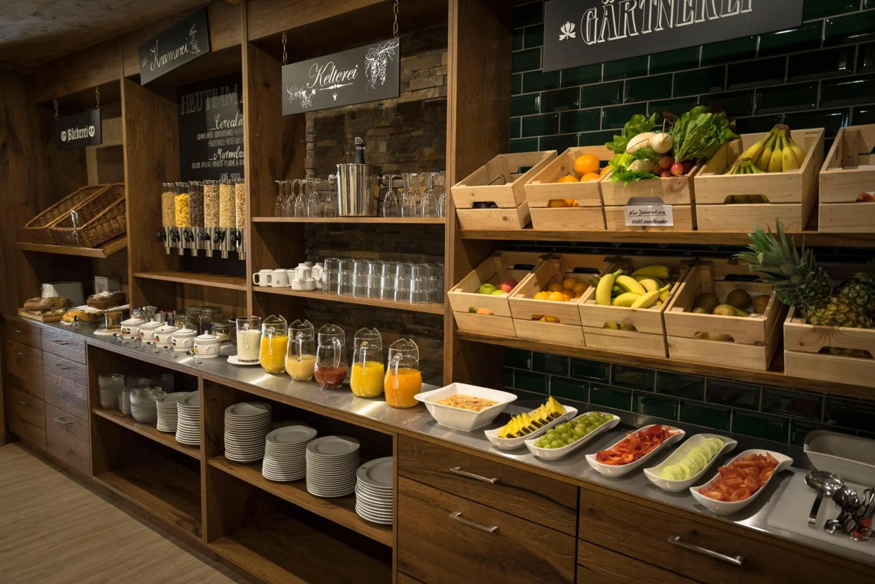 Buffet breakfast in Hotel Sonnenbichl