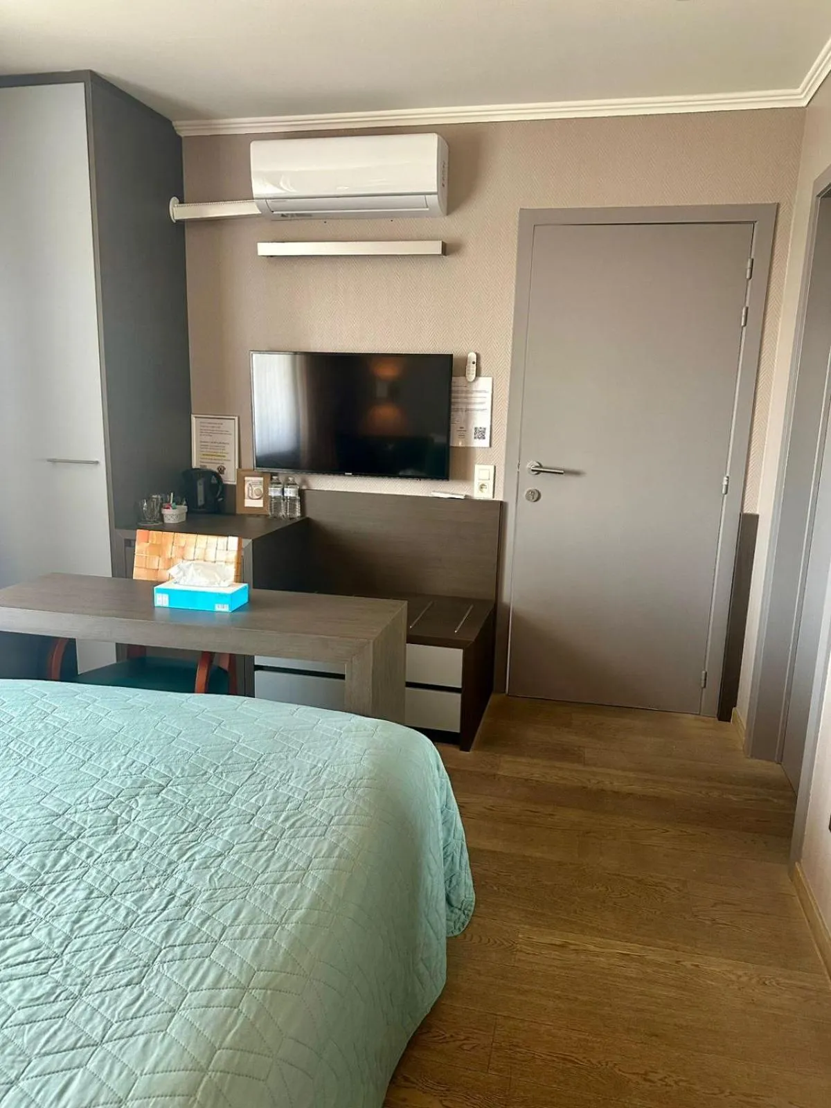 Bed in Hotel Monaco Zeebrugge Beach by Rikas Hotels