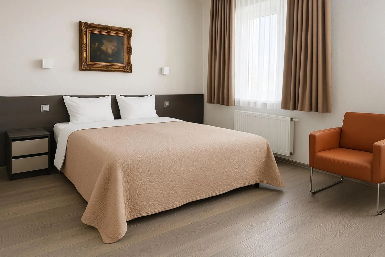 Bed in Hotel Monaco Zeebrugge Beach by Rikas Hotels