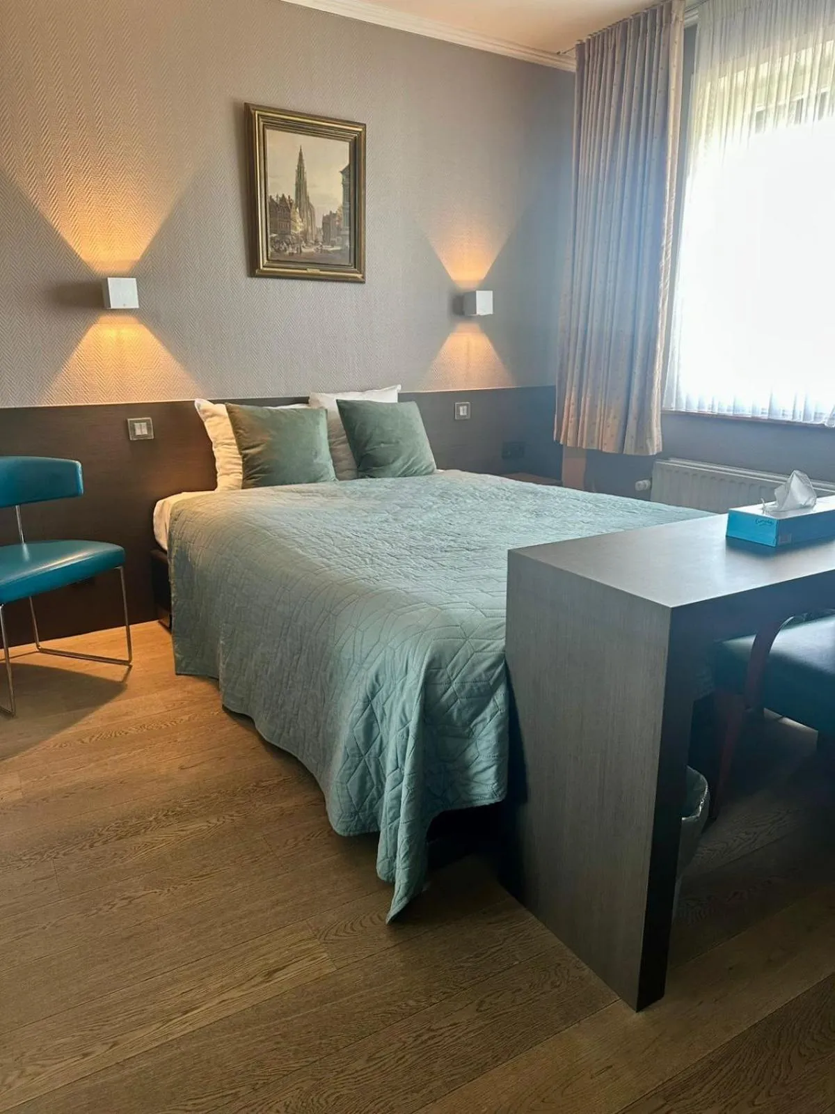 Bed in Hotel Monaco Zeebrugge Beach by Rikas Hotels