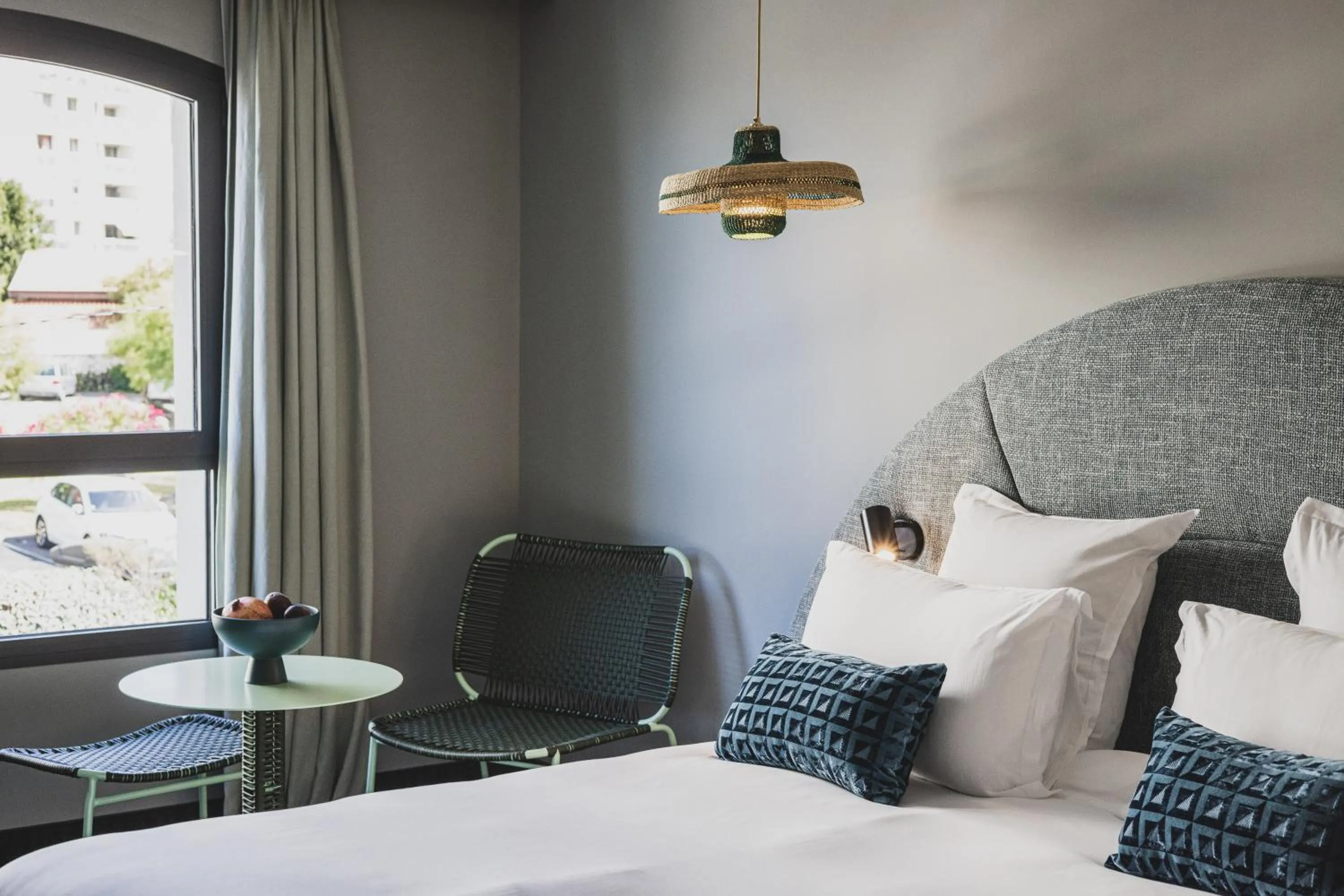 Bedroom, Bed in Le Garage Biarritz Hôtel