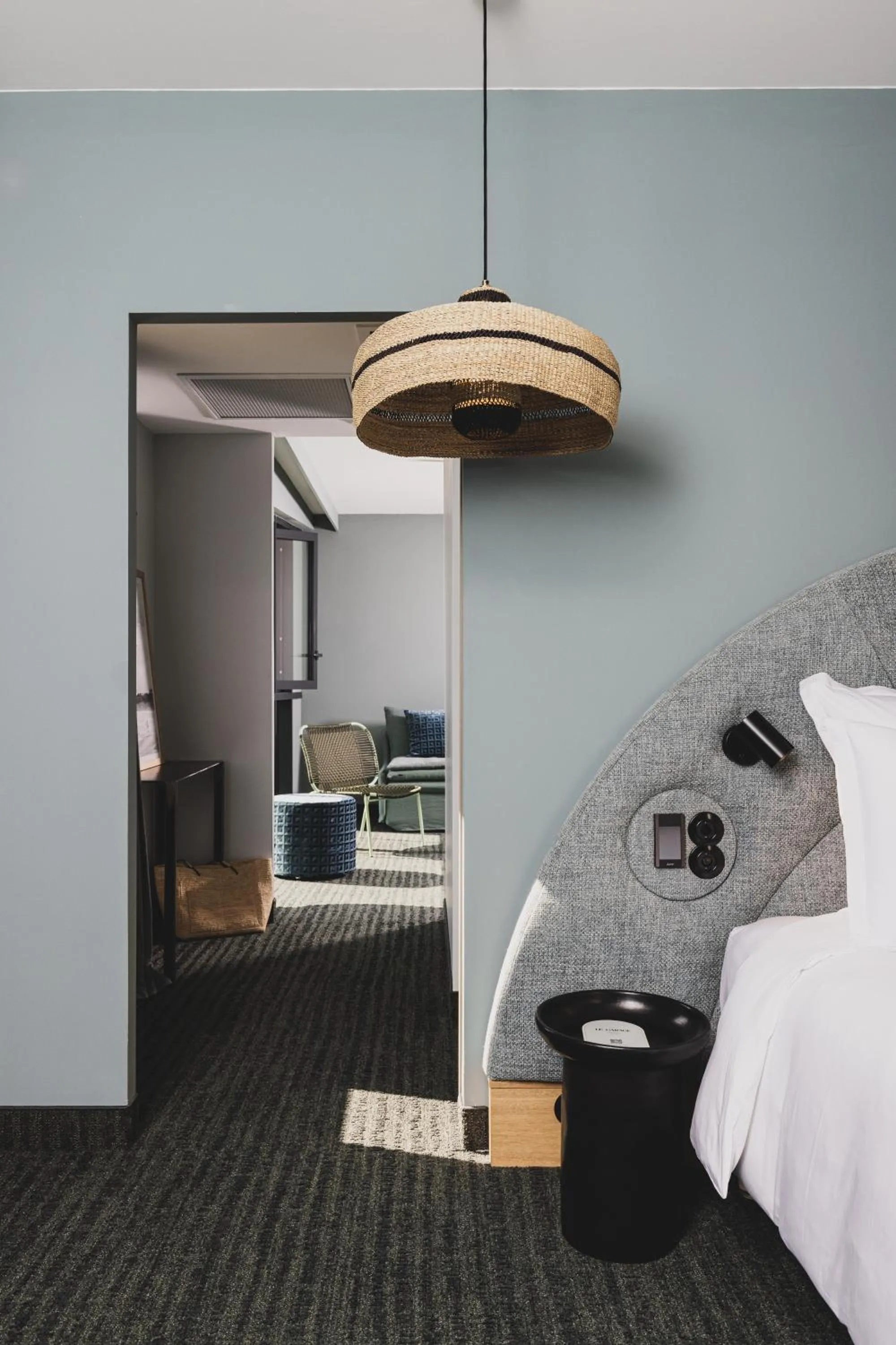 Bedroom, Bed in Le Garage Biarritz Hôtel