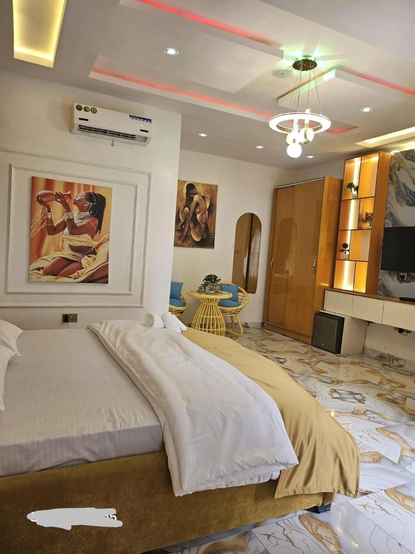 Bed in luxury 3bed rooms villa duplex lekki nigeria