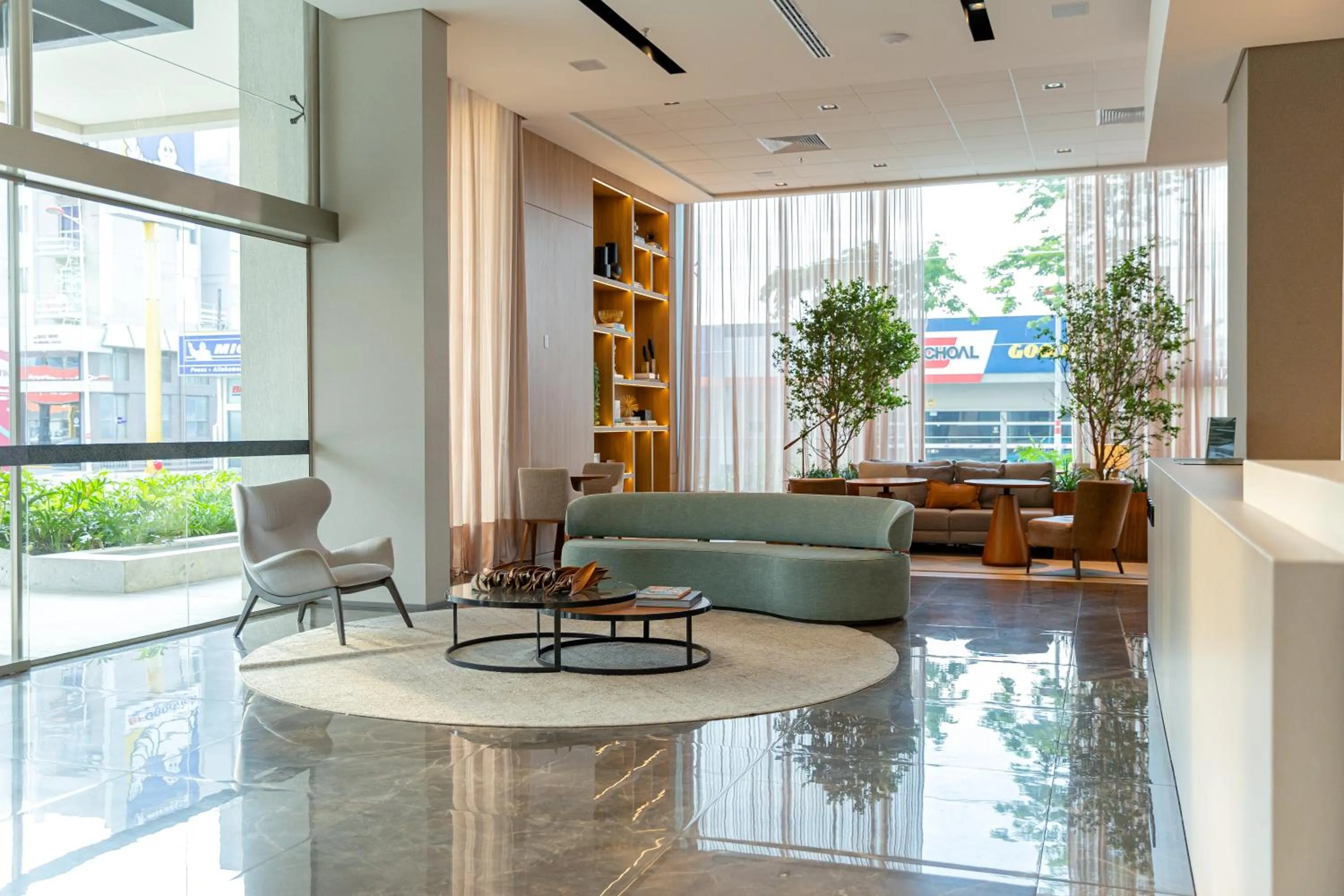 Living room in K-Platz Hotel