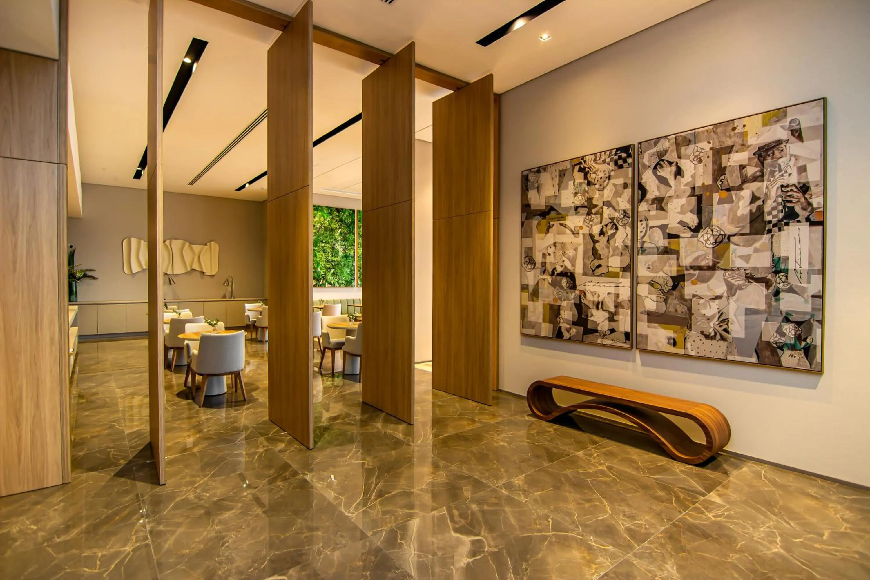 Living room in K-Platz Hotel