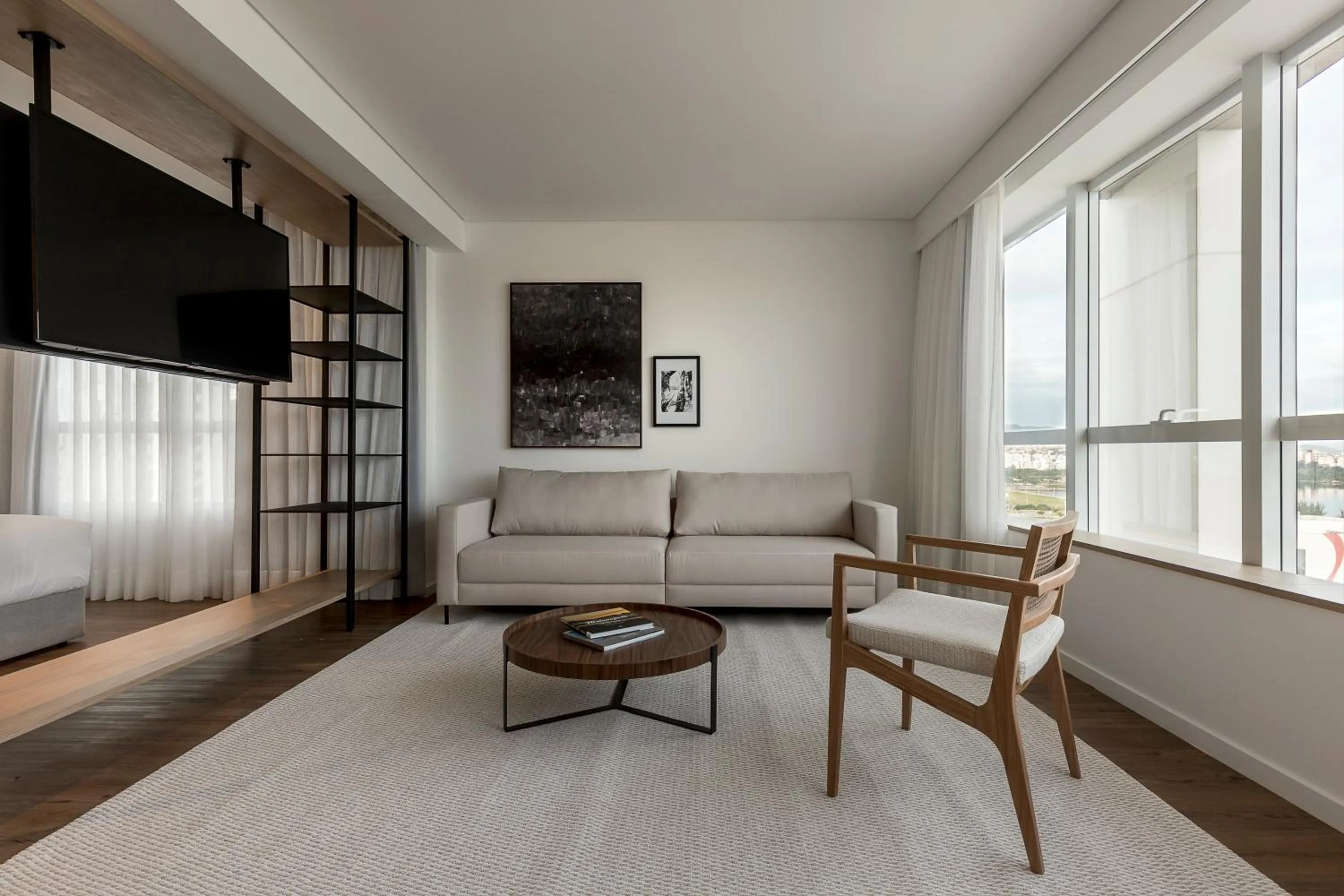 Communal lounge/ TV room in K-Platz Hotel