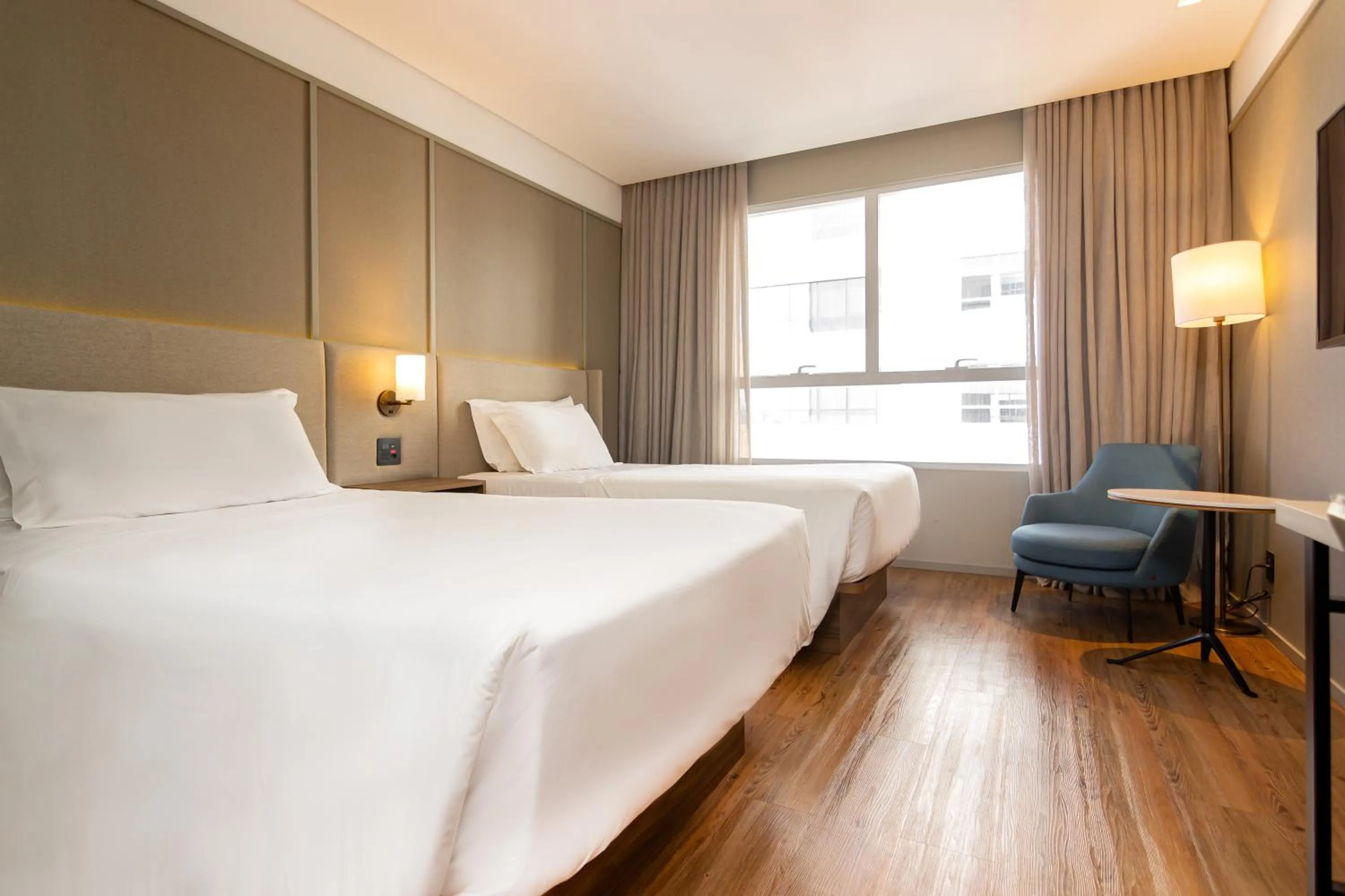 Bed in K-Platz Hotel