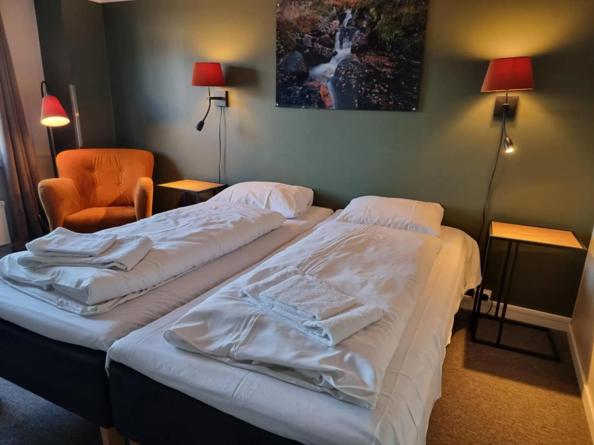 Photo of the whole room, Bed in Verdde Hotel Lakselv