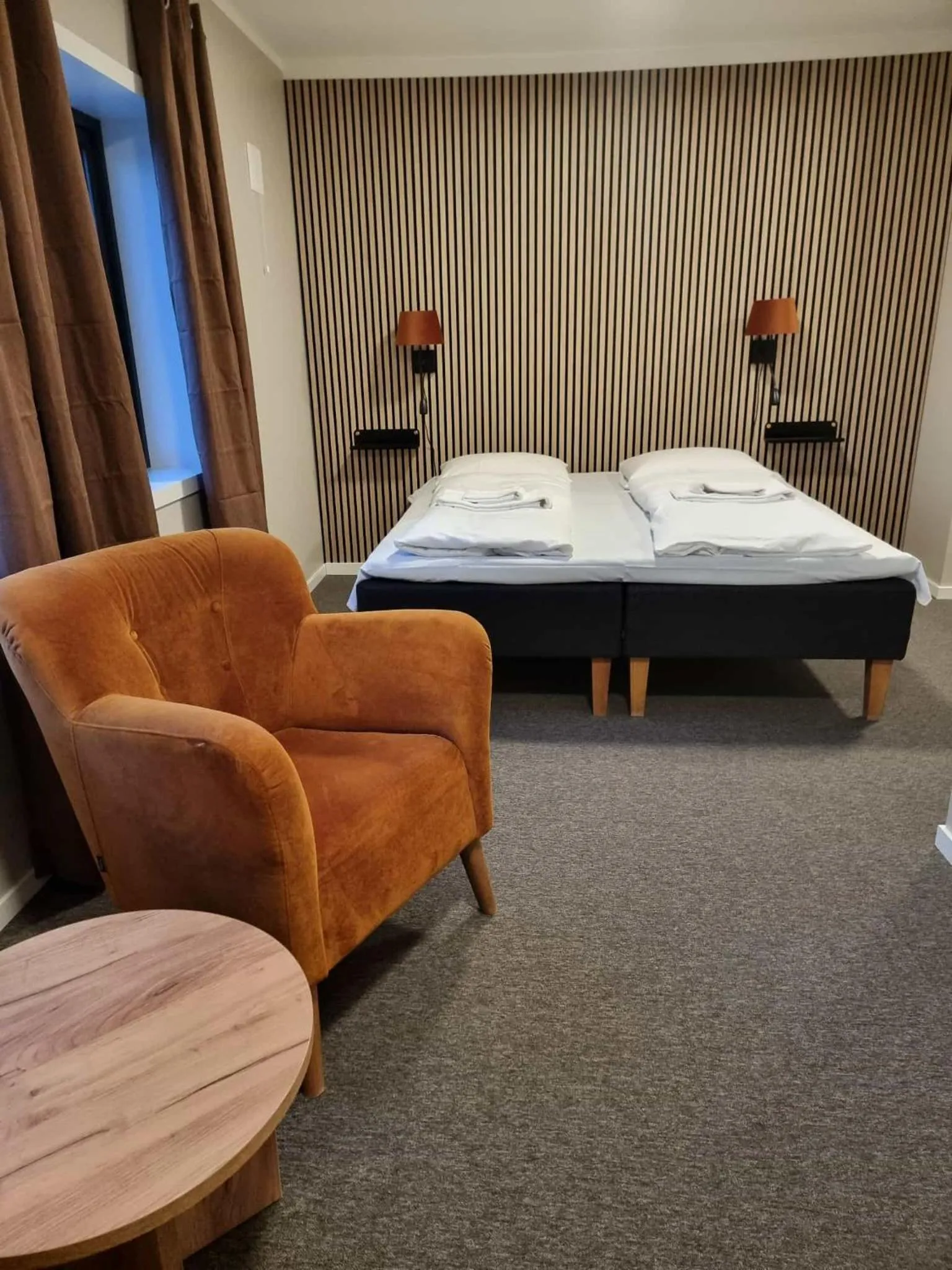 Photo of the whole room, Bed in Verdde Hotel Lakselv