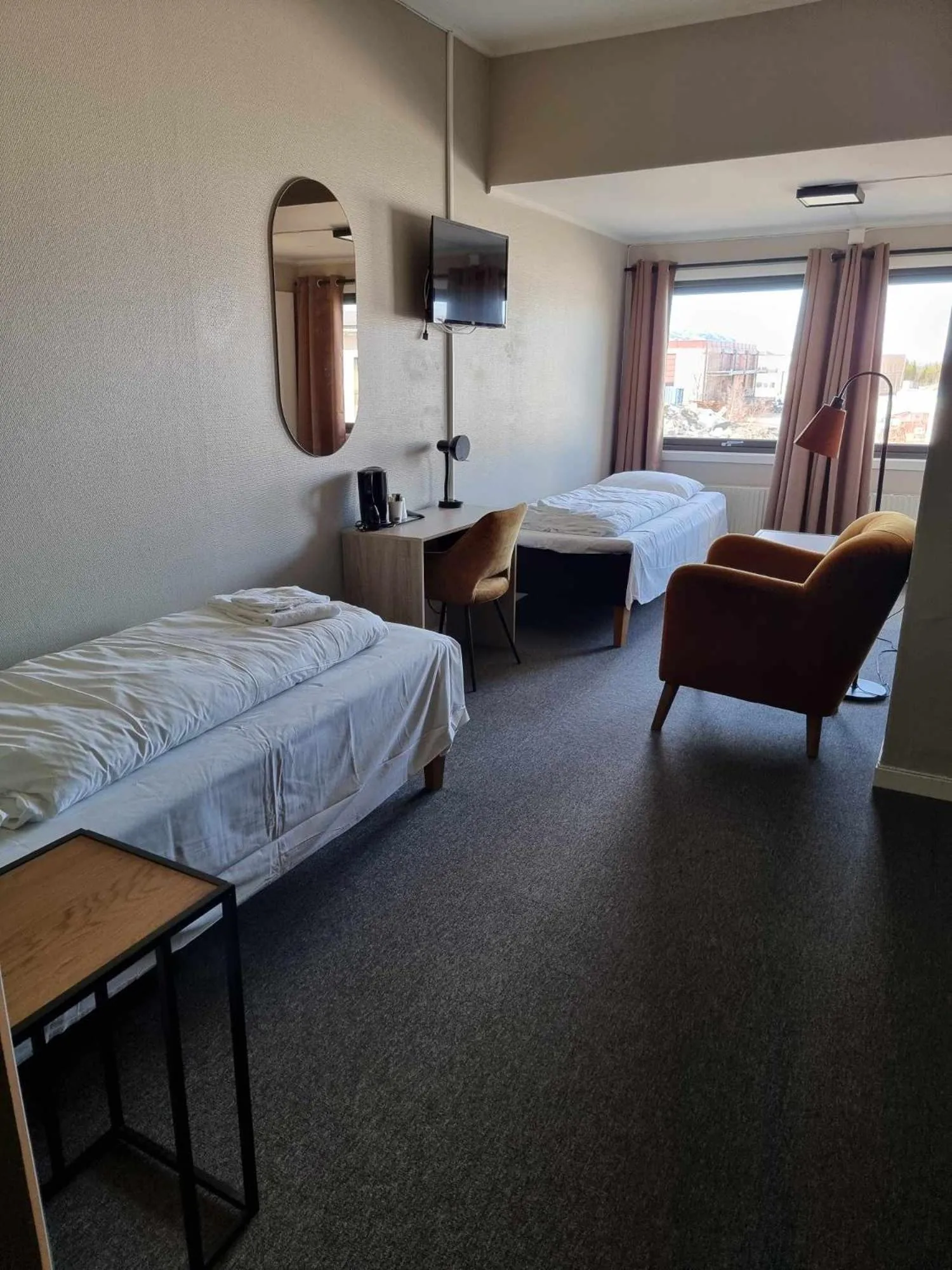 Photo of the whole room, Bed in Verdde Hotel Lakselv