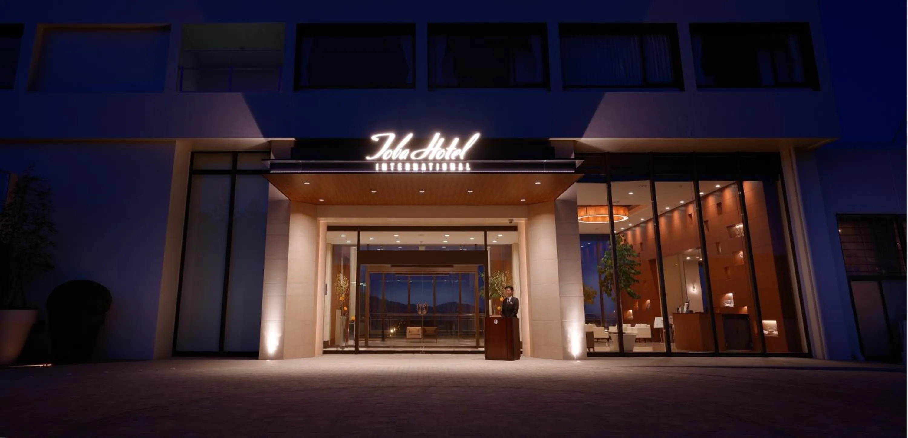 Facade/entrance in Toba International Hotel