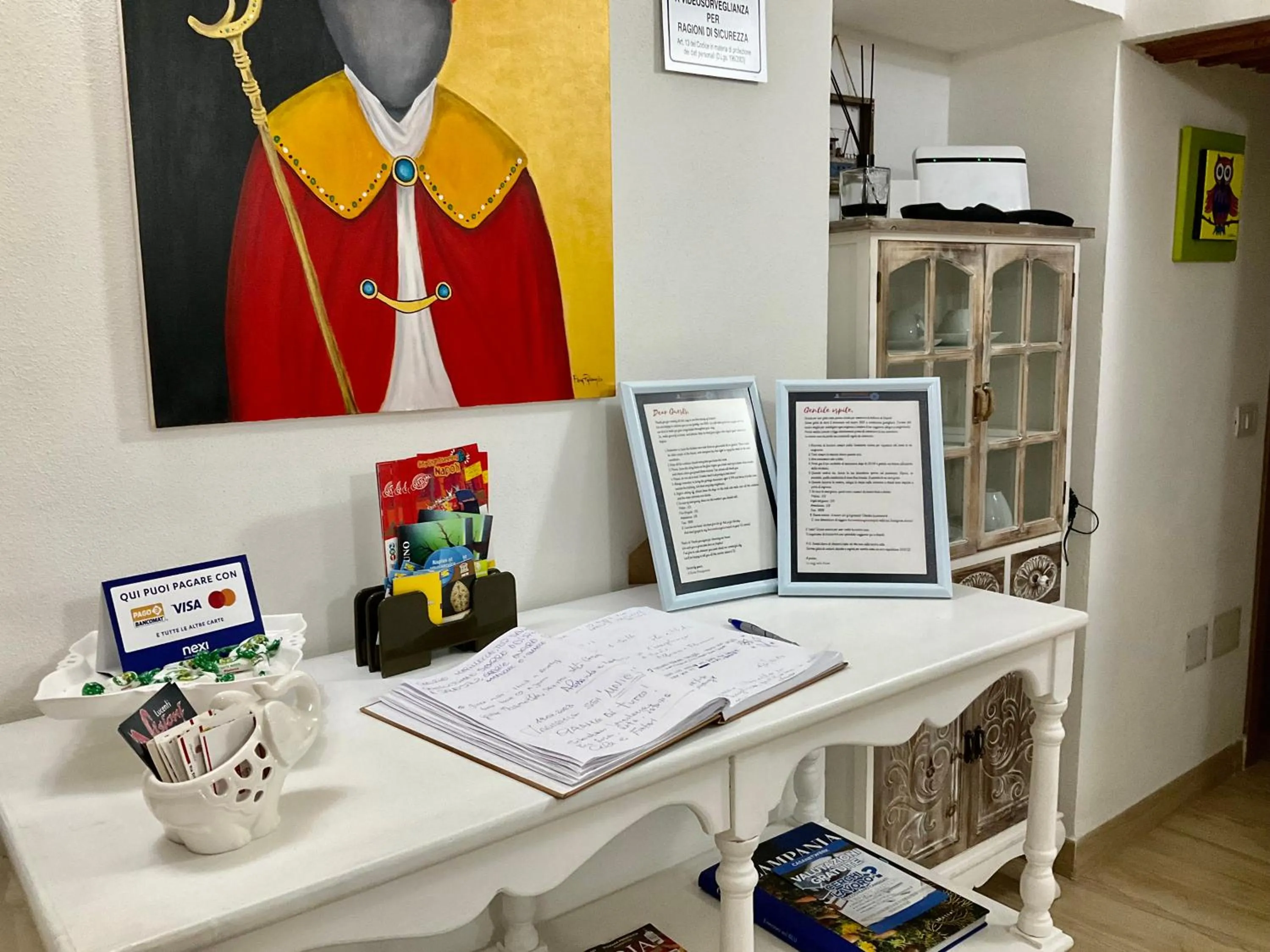 Lobby or reception in 'A Room de' Scugnizzi