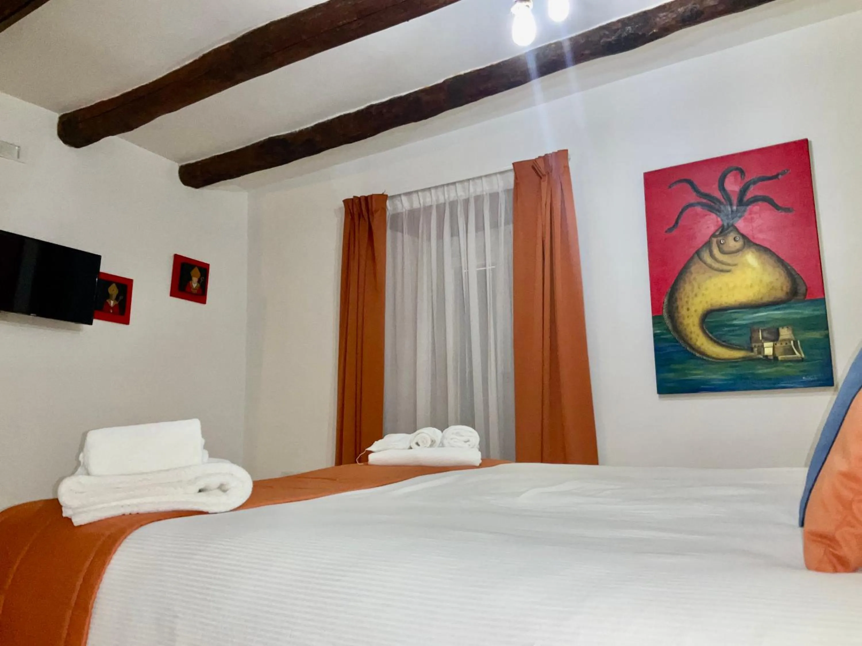 Bedroom, Bed in 'A Room de' Scugnizzi