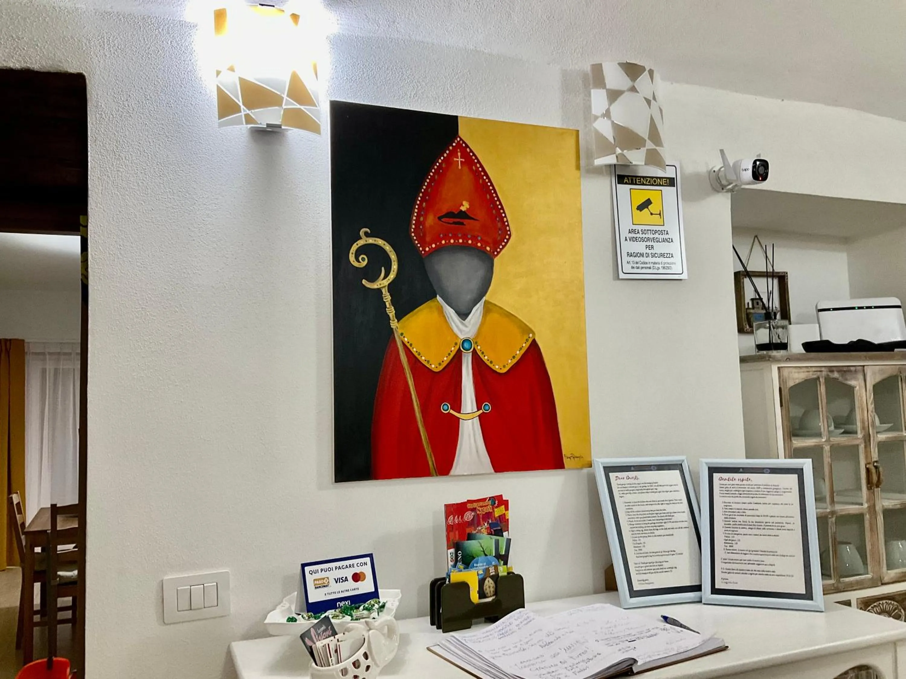 Lobby or reception in 'A Room de' Scugnizzi