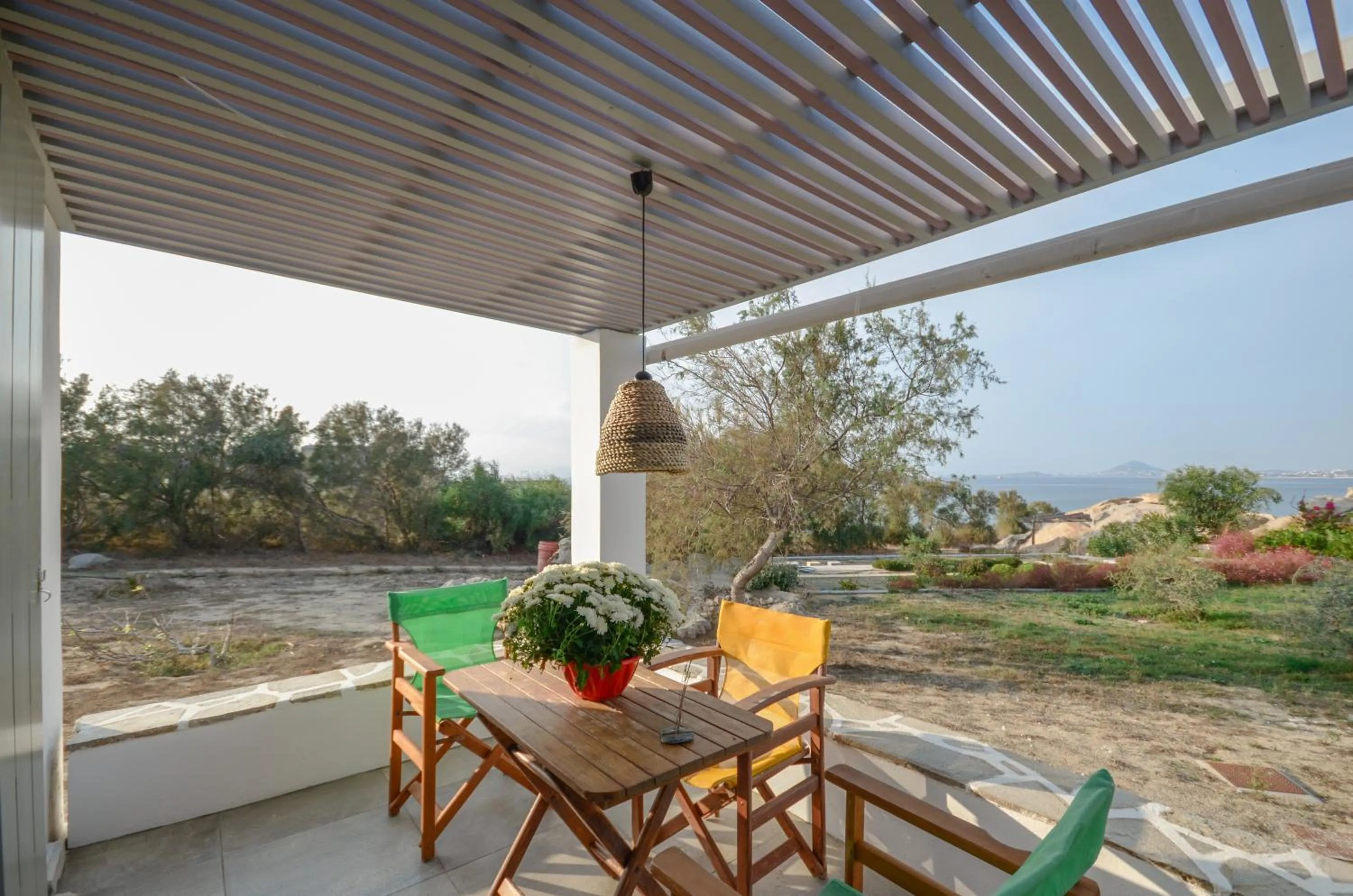 Garden view in Ydreos Studios & Apartments