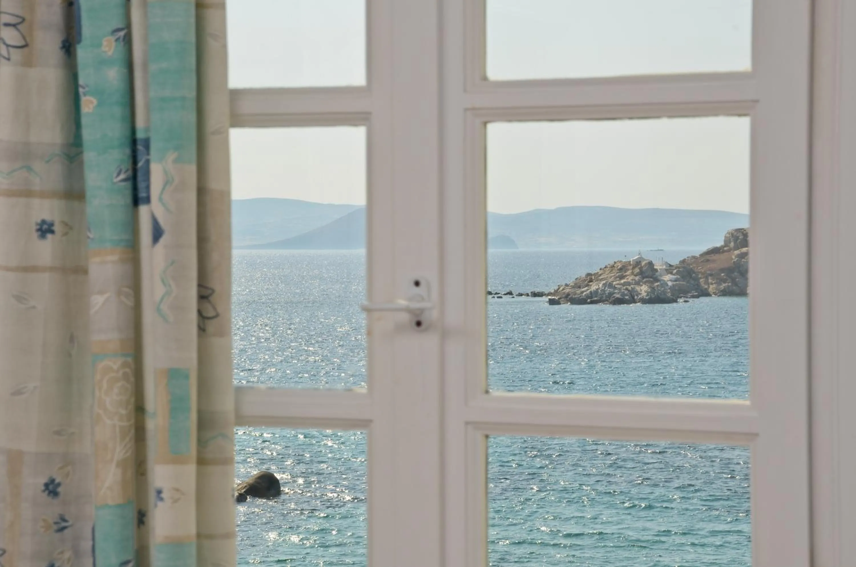 Sea view in Ydreos Studios & Apartments