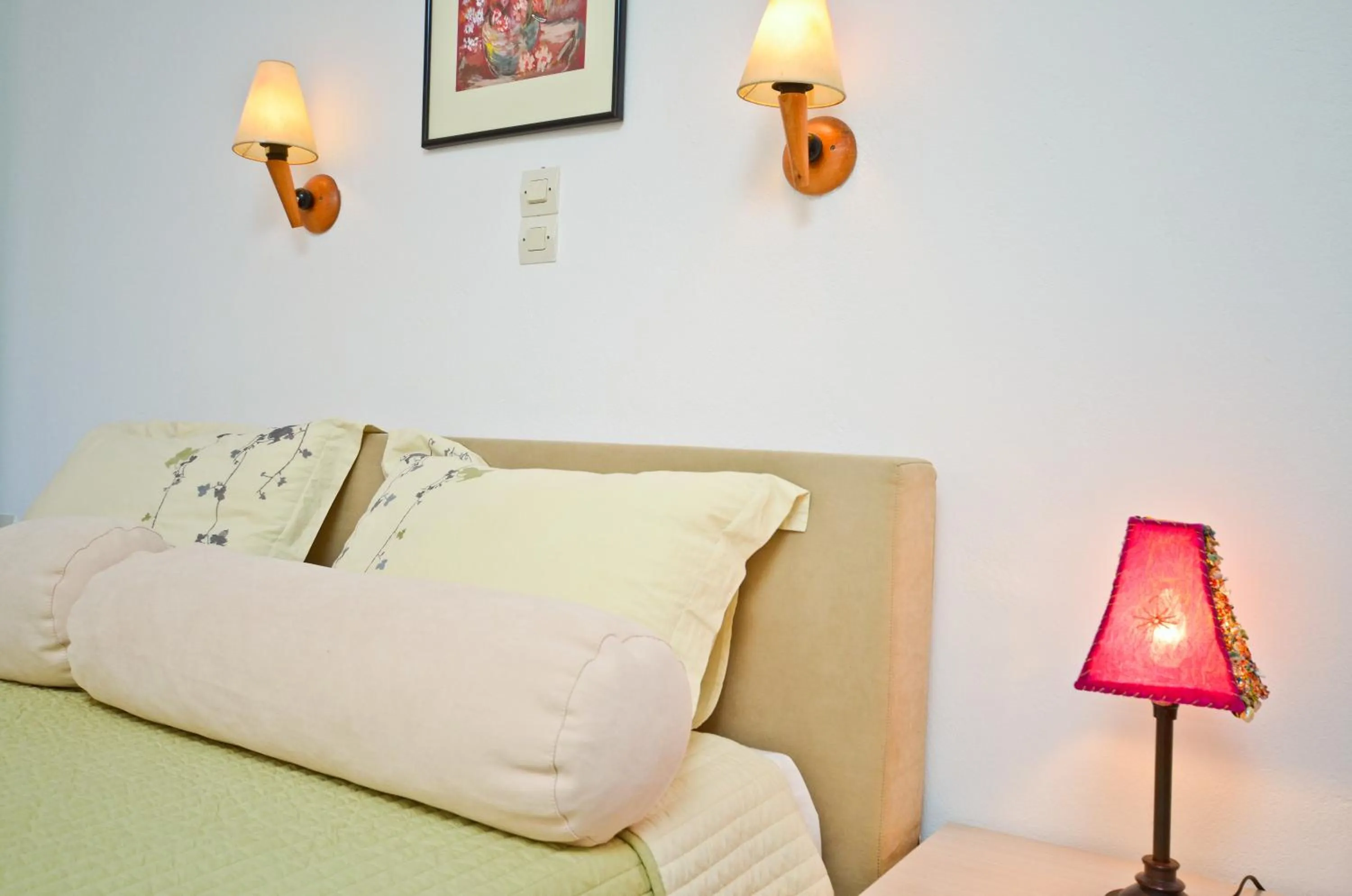 Bed in Ydreos Studios & Apartments