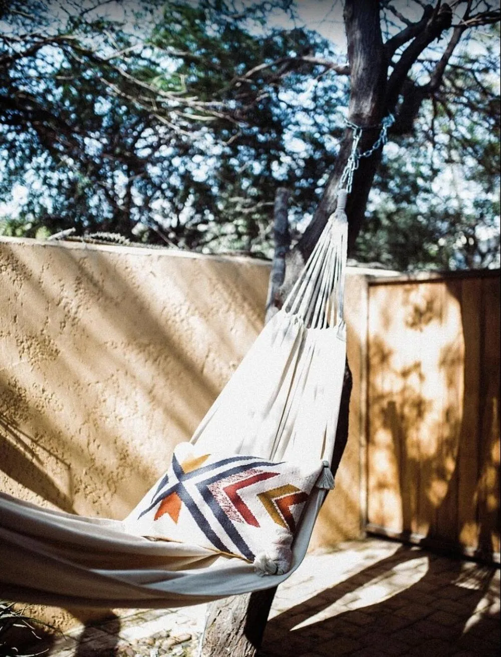 Patio in The Good House- Hot Spring Hideaway