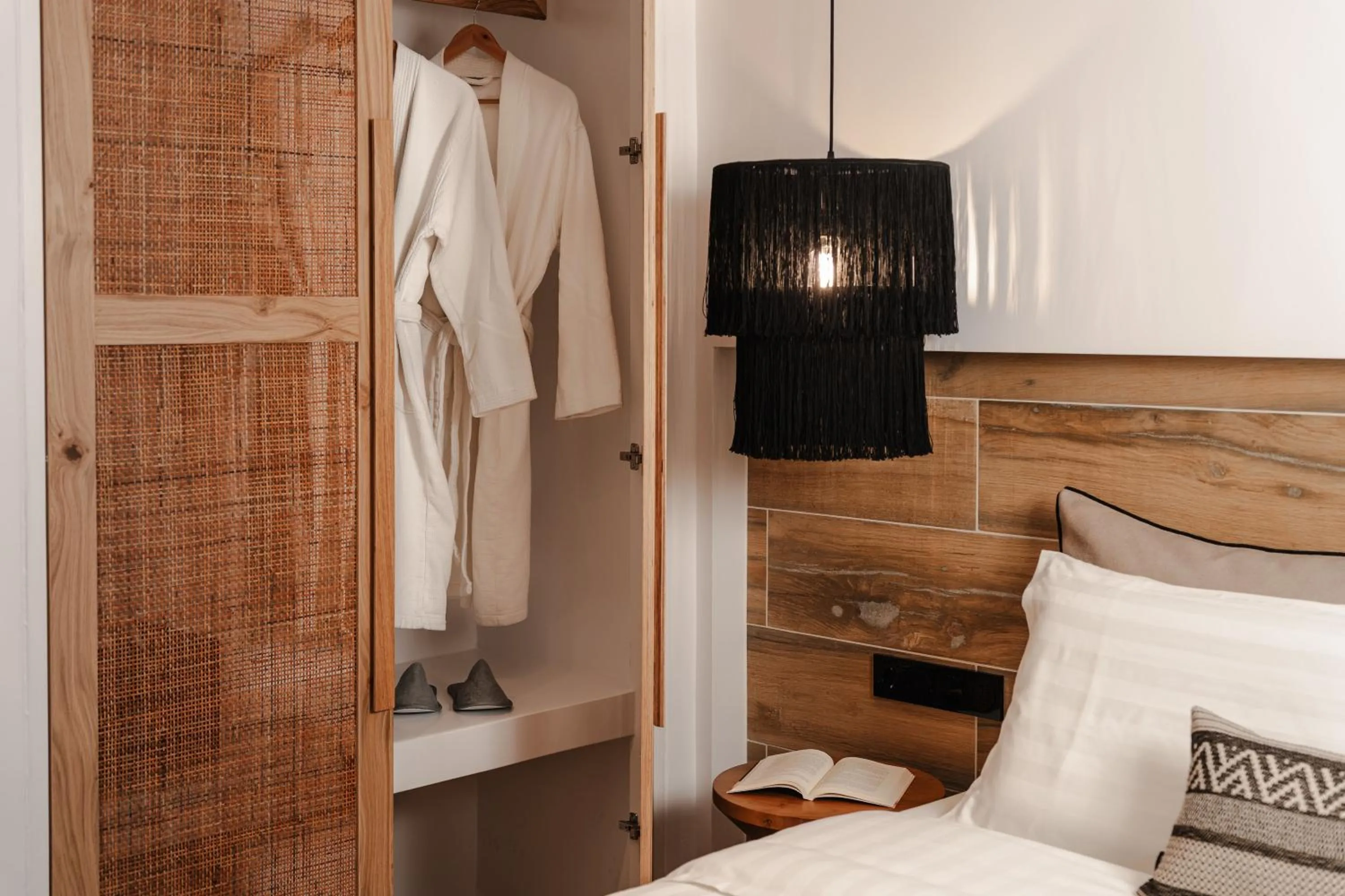 Bed in Almiriki Naxos Beachside Living