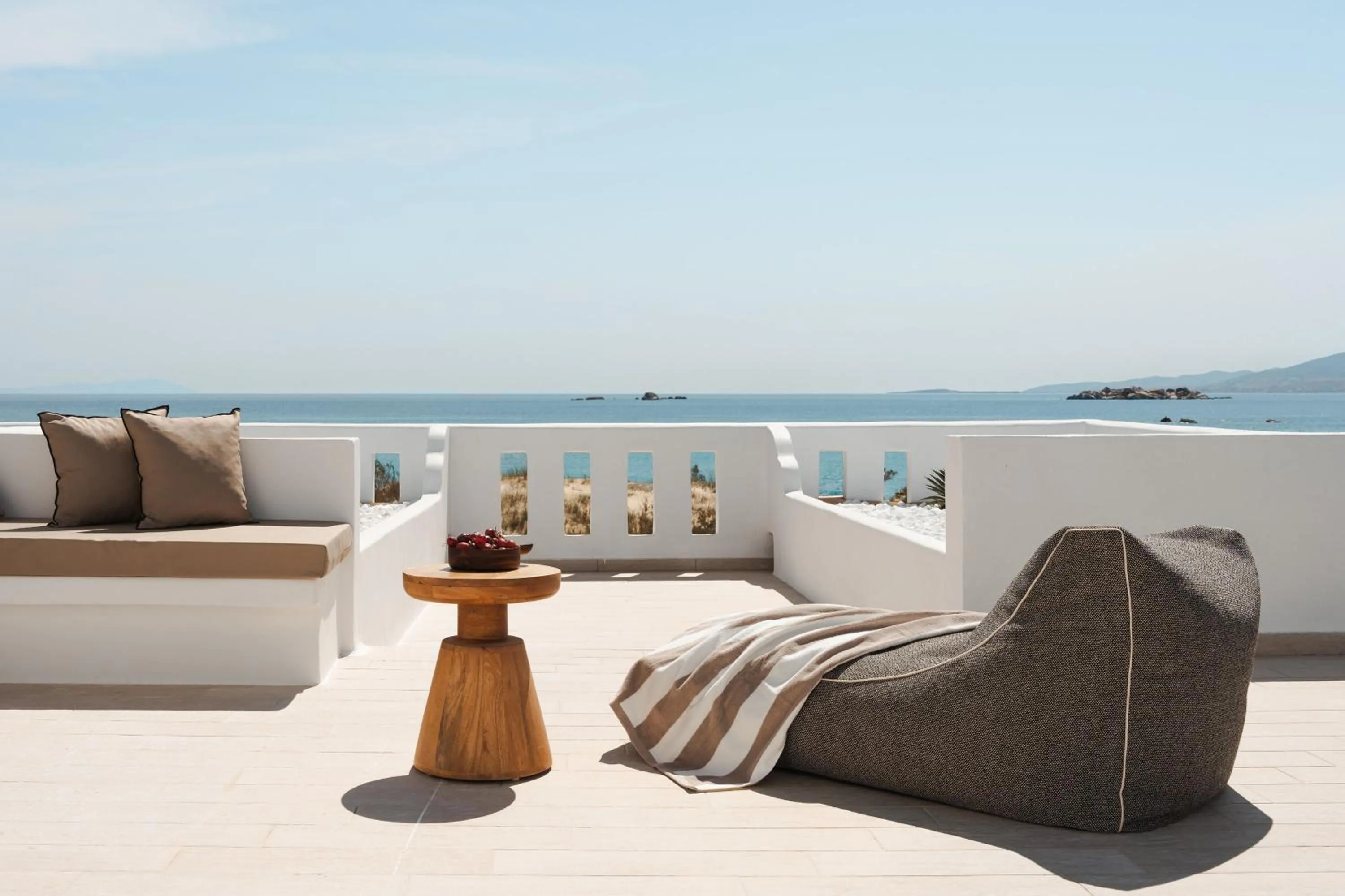 Patio in Almiriki Naxos Beachside Living