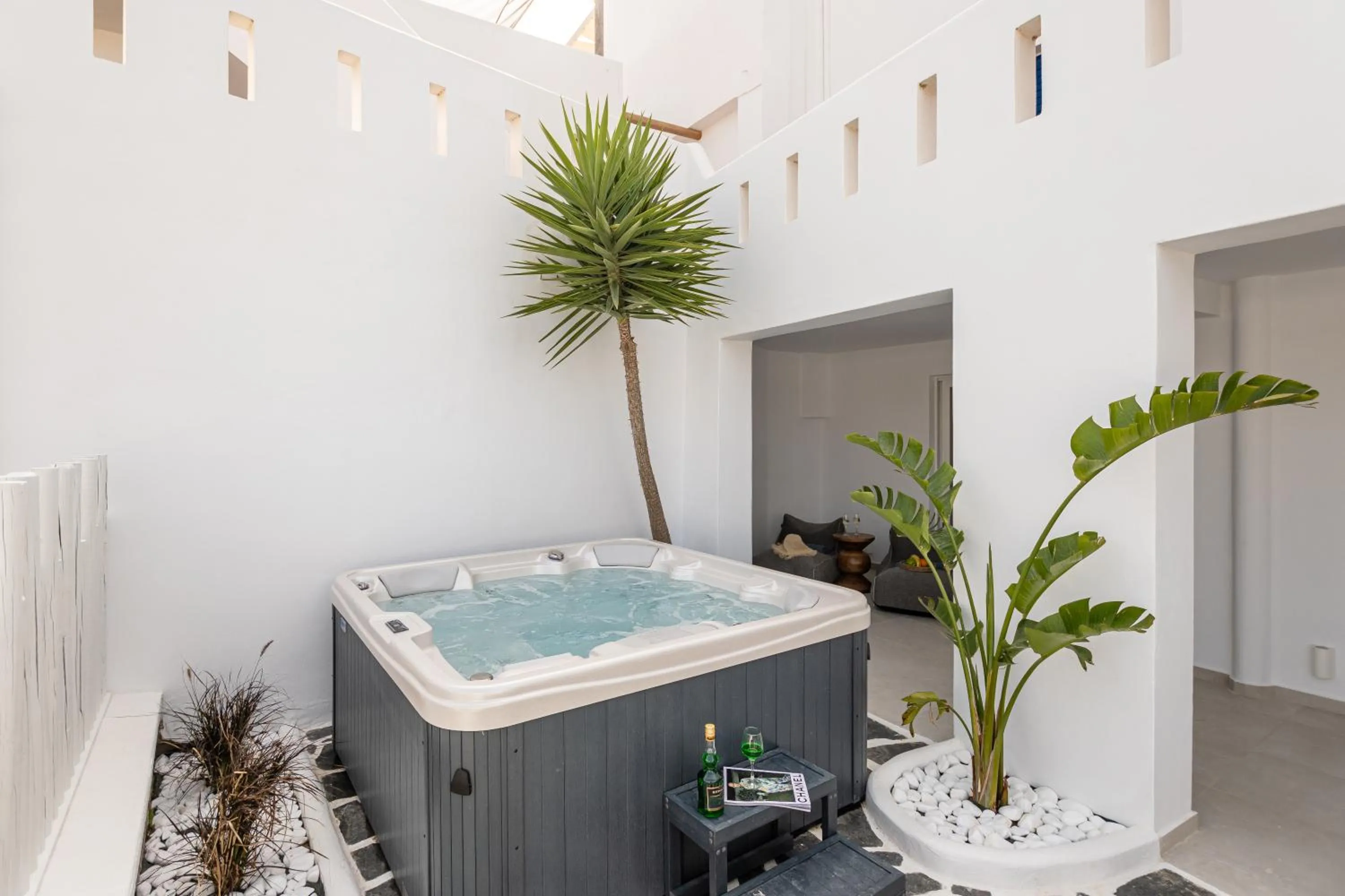 Patio in Almiriki Naxos Beachside Living