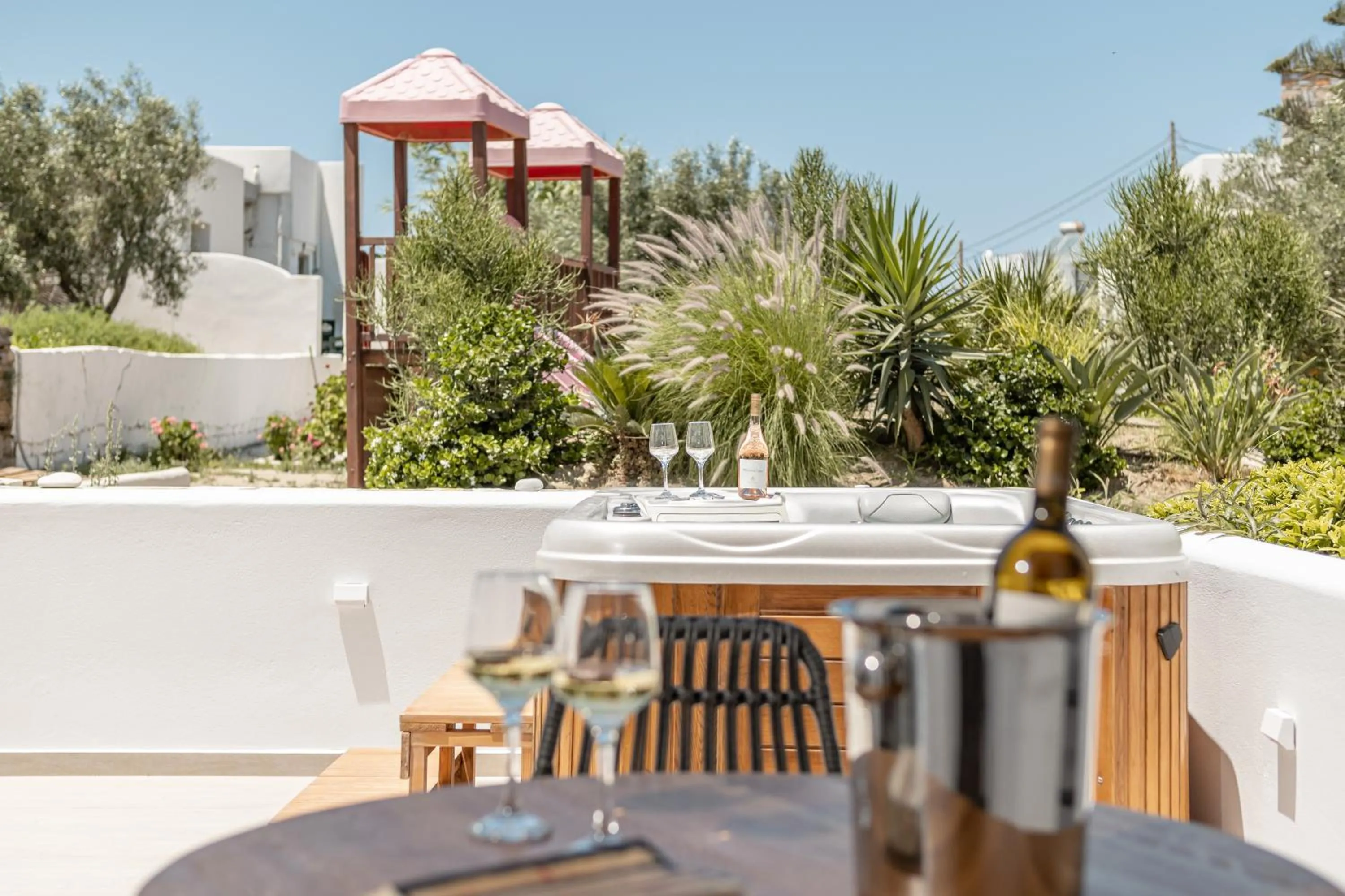 Patio in Almiriki Naxos Beachside Living