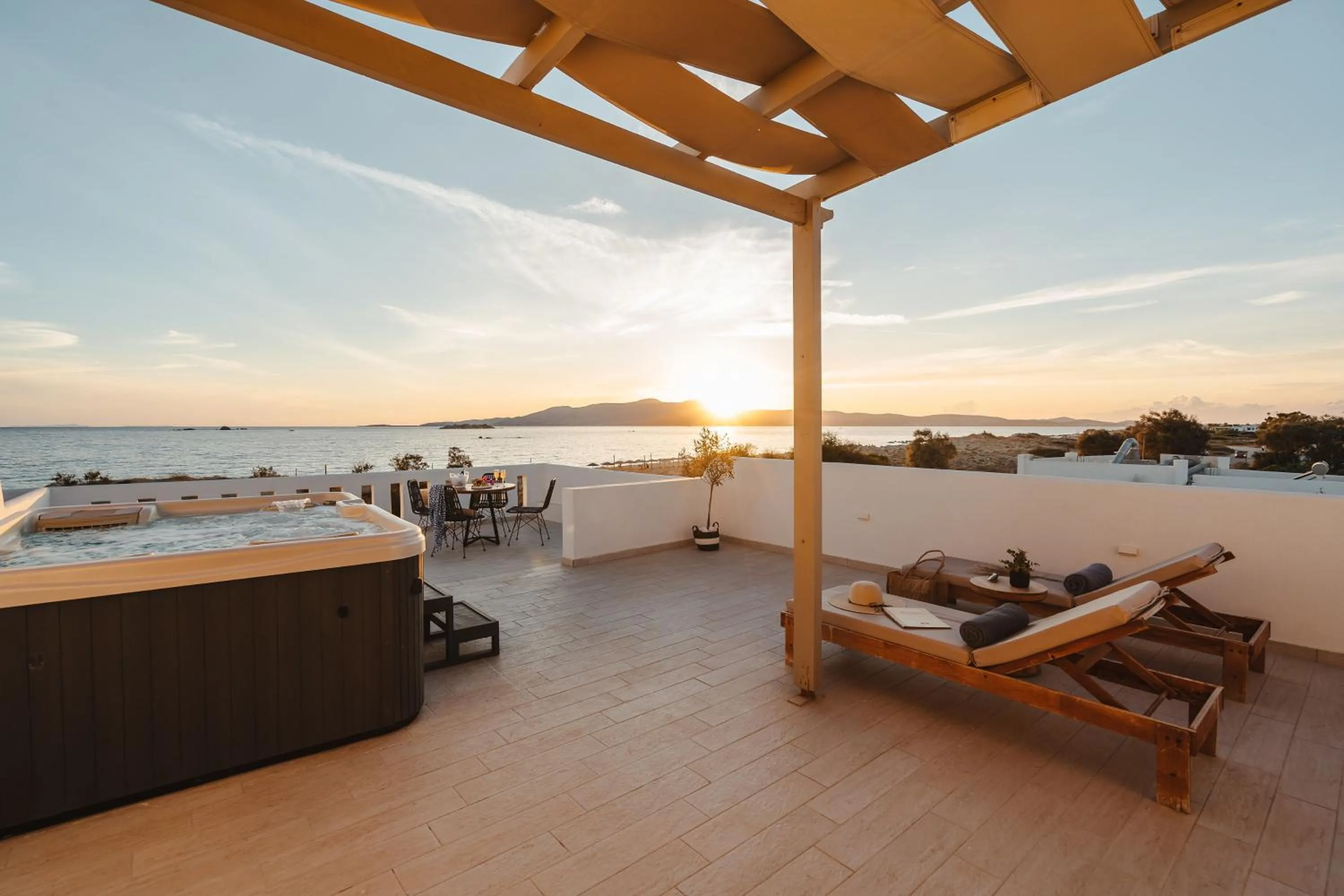 Patio in Almiriki Naxos Beachside Living
