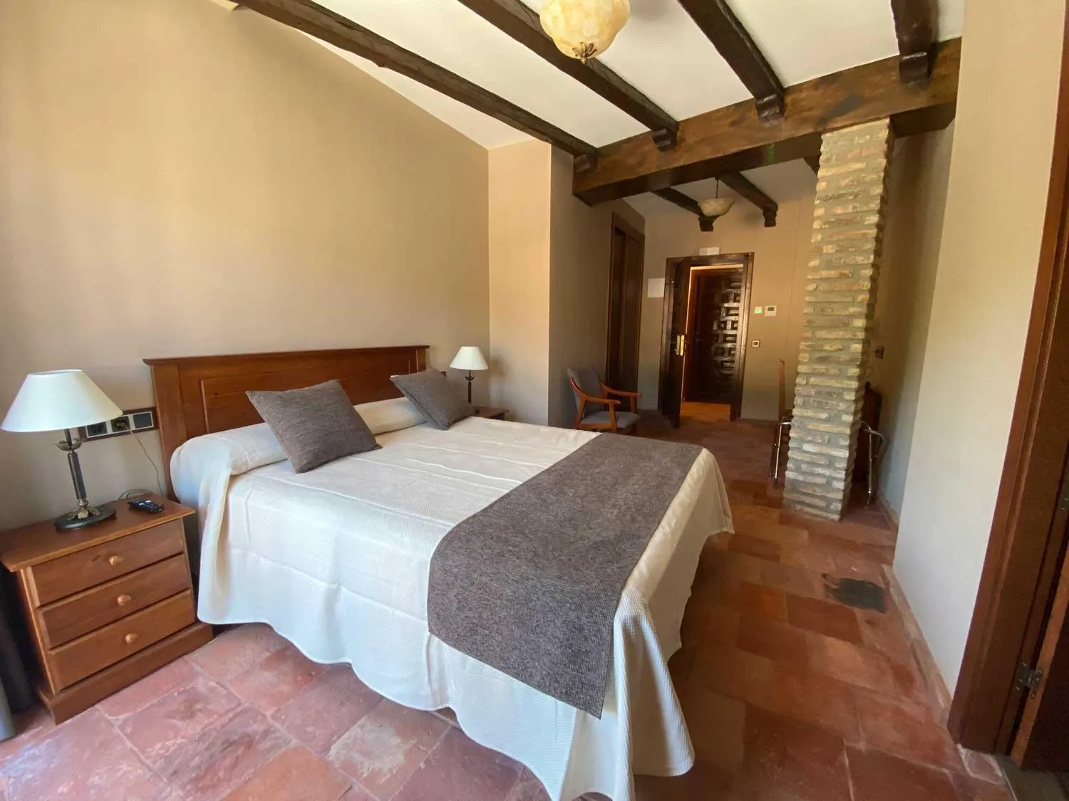 Bed in Hotel Rural El Lagar de Nemesio