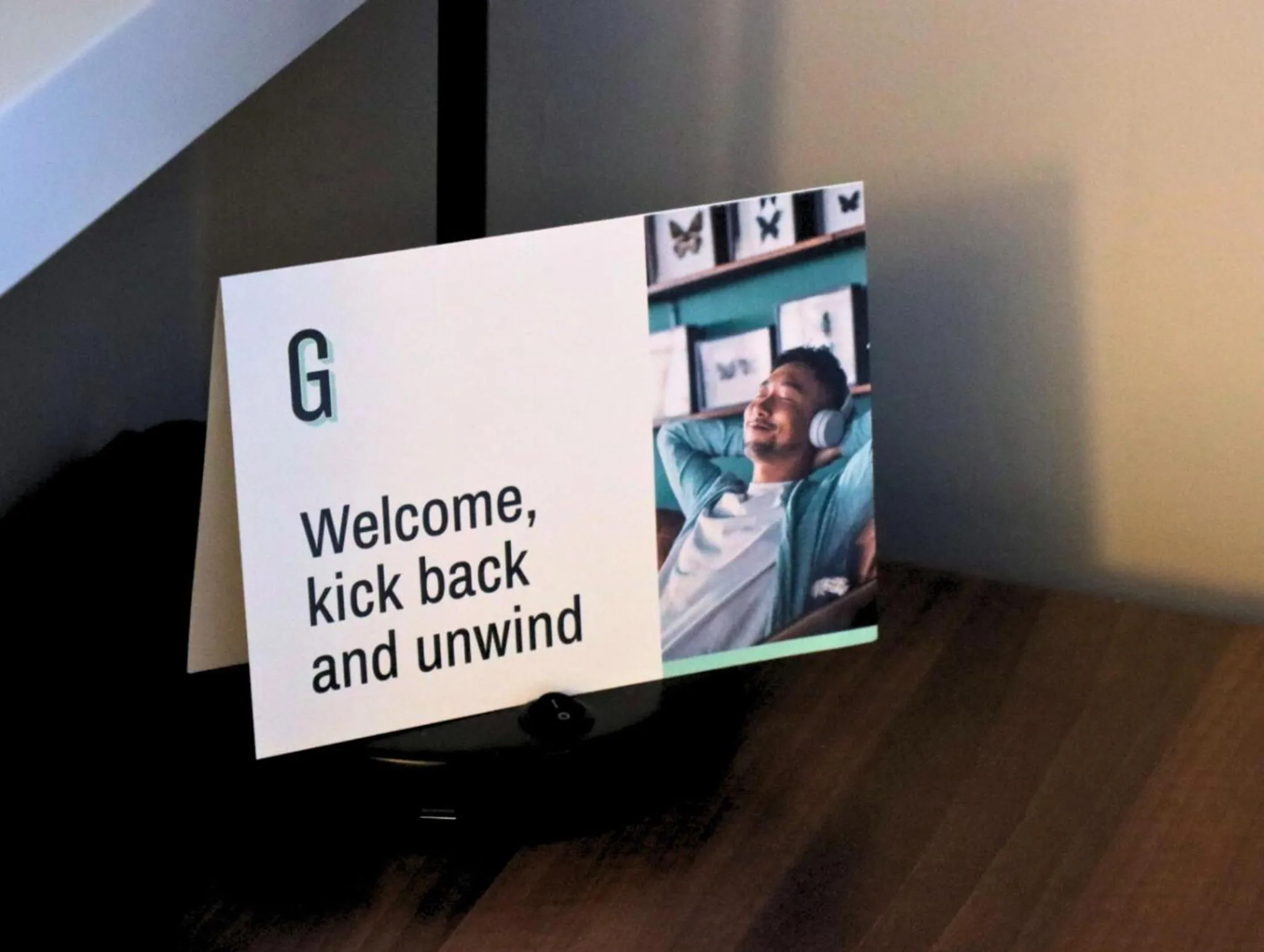 Text overlay in Garner Hotel Preston Samlesbury by IHG