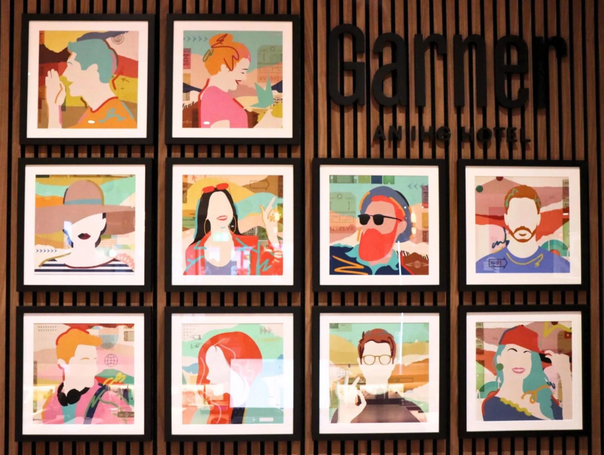 Decorative detail in Garner Hotel Preston Samlesbury by IHG