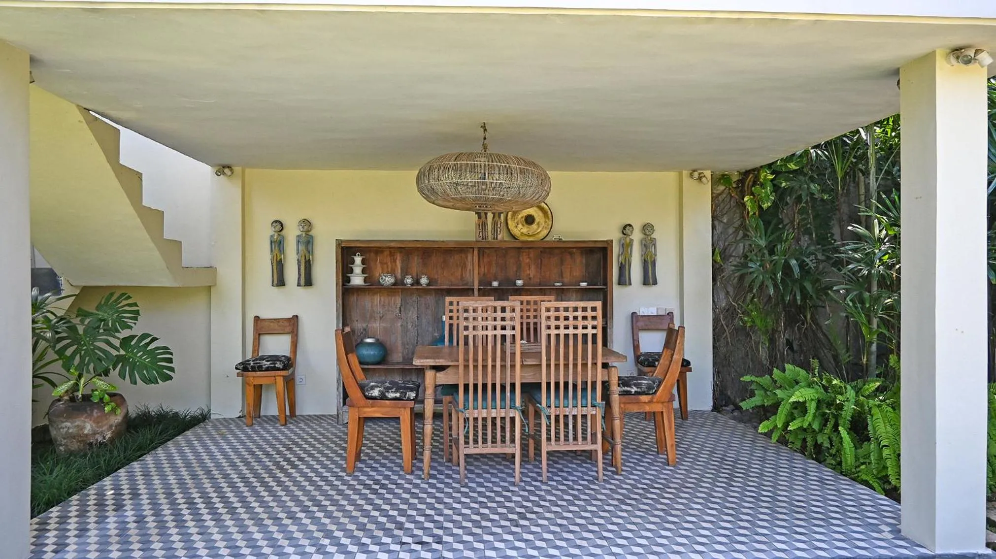 Dining area in Villa Bumi - Playful & Quirky 3BR Villa Near Seminyak, a Unique Getaway