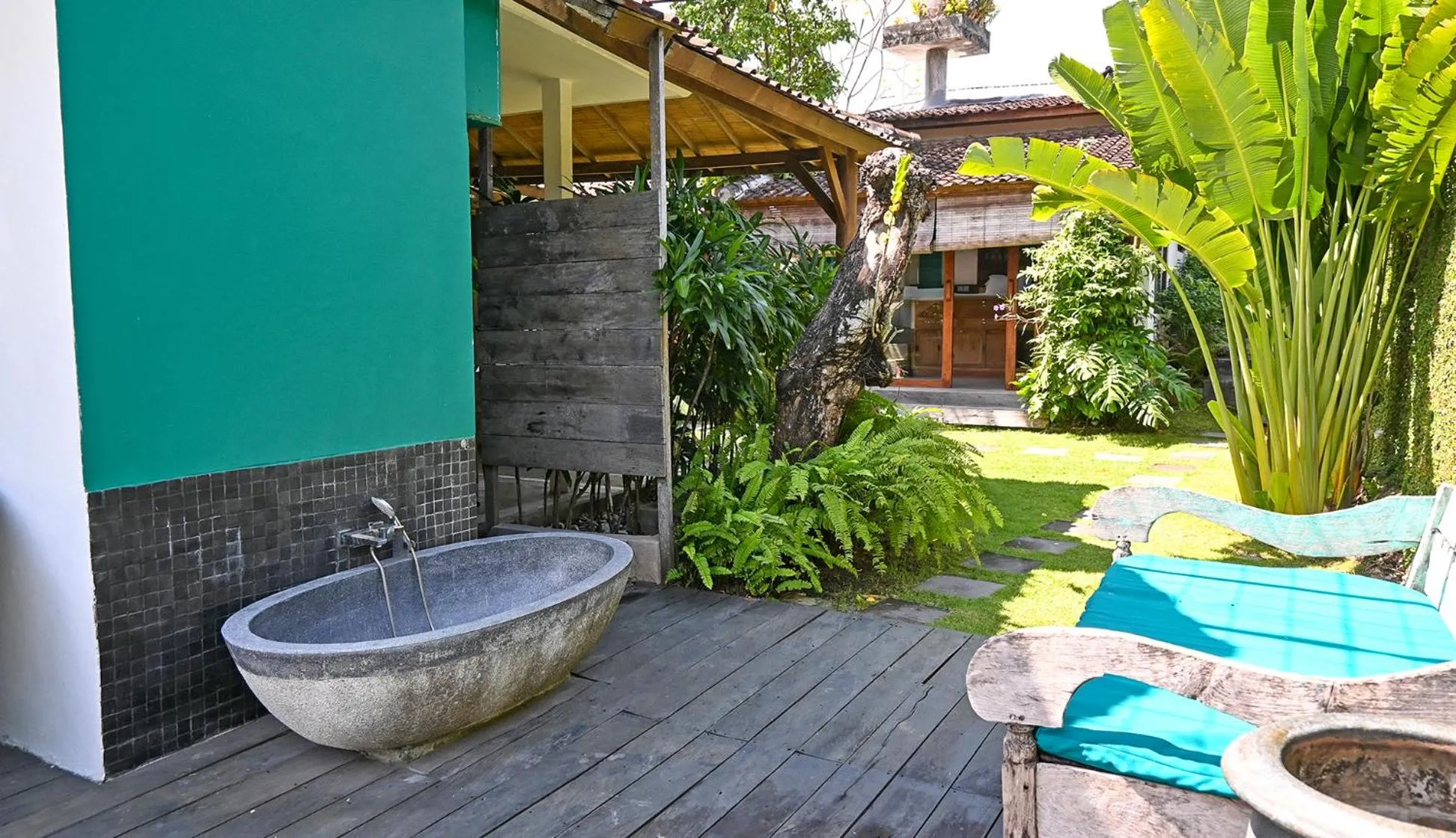 Bathroom in Villa Bumi - Playful & Quirky 3BR Villa Near Seminyak, a Unique Getaway
