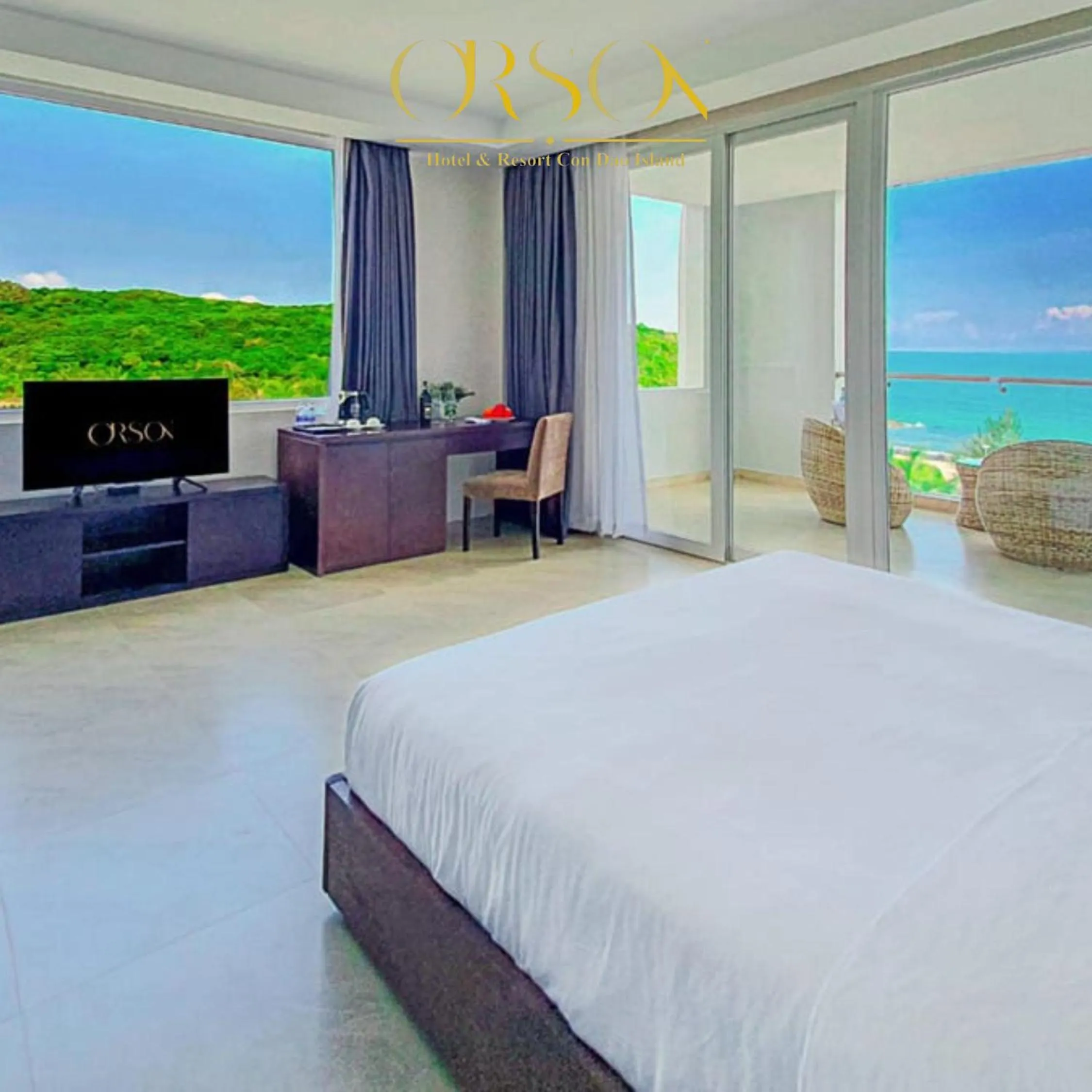Sea view, Bed in Orson Hotel & Resort Con Dao