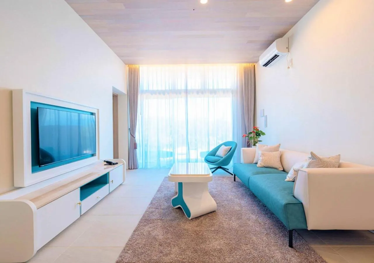 Living room in Blue Ocean Hotel&Resort MIYAKOJIMA