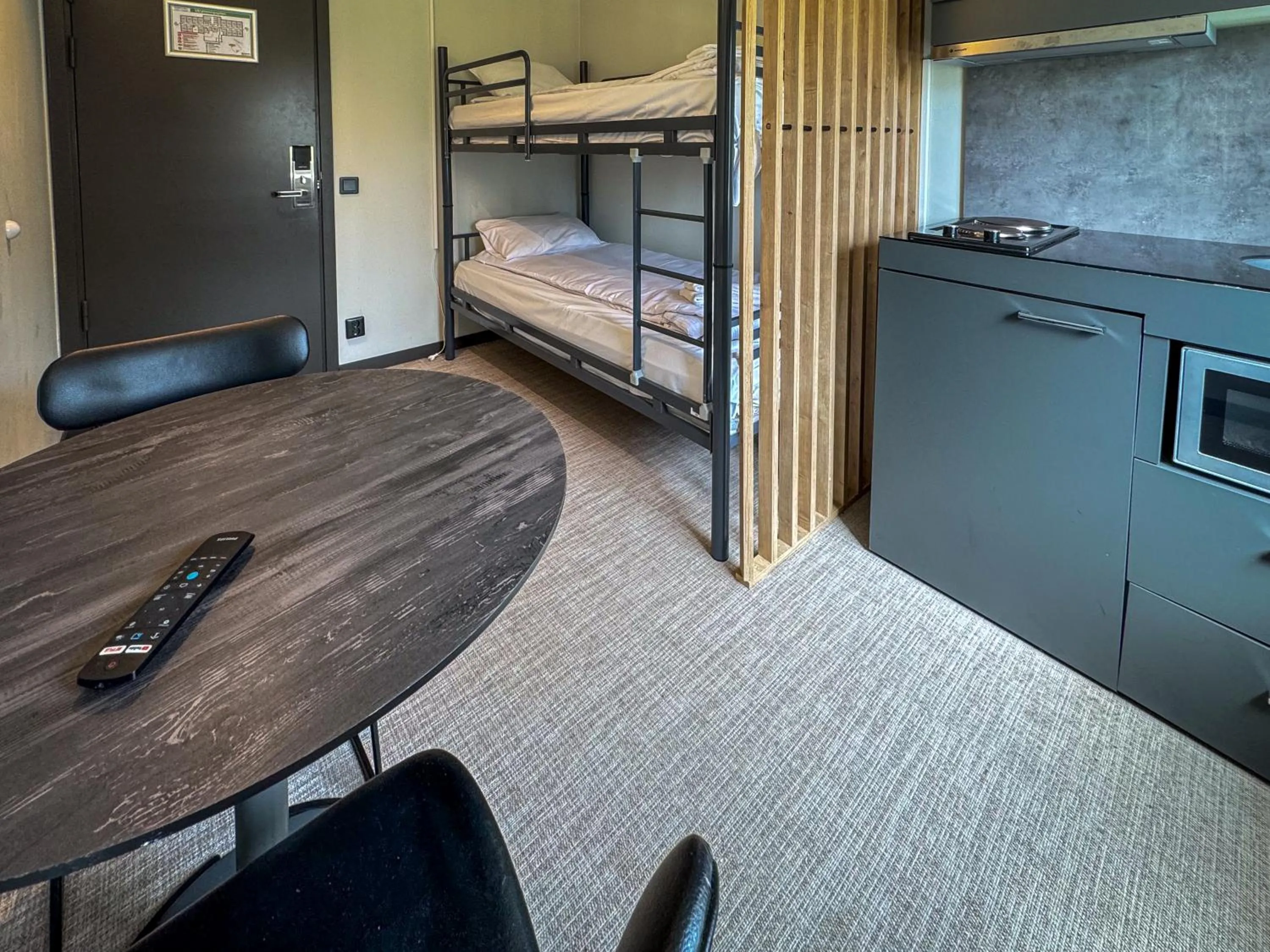 Bed in Jönköping Hotel Apartments