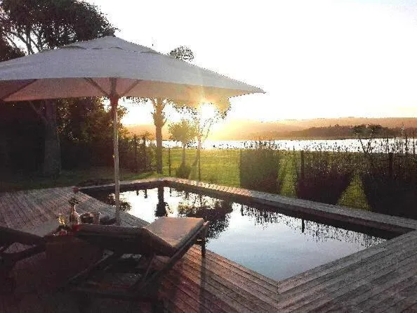 Pool view in Kowie River Guest House