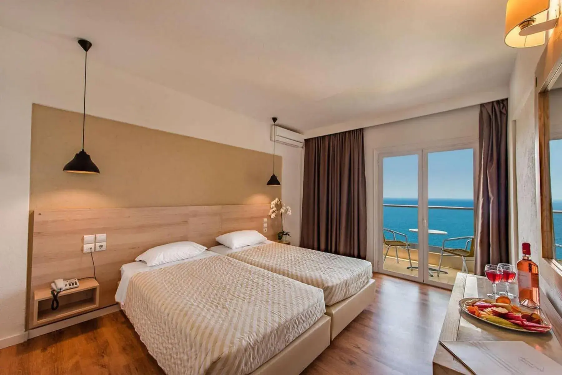 Classic Double or Twin Room Side Sea View in Evia Riviera Resort Classic Double or Twin Room Side Sea View in Evia Riviera Resort