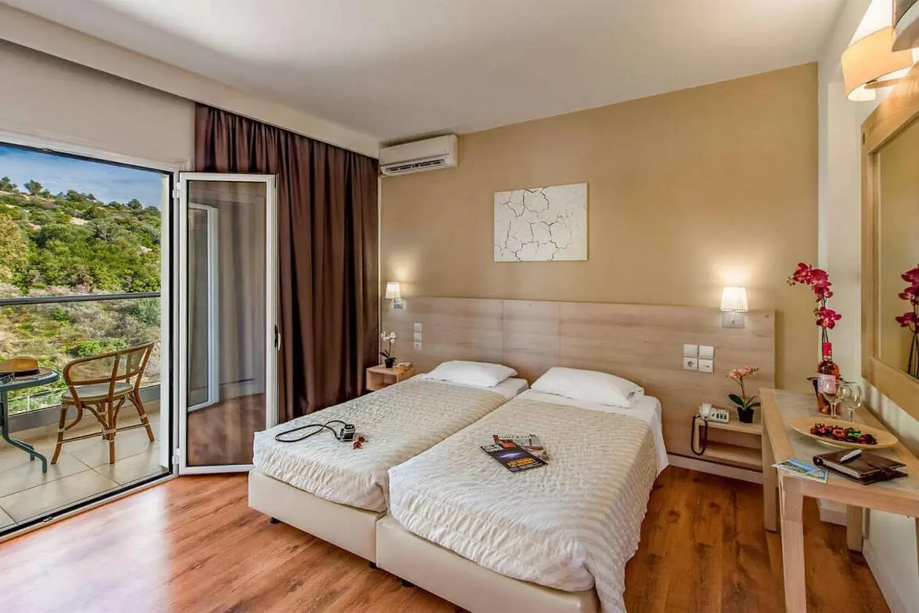 Classic Double or Twin Room with Land View in Evia Riviera Resort Classic Double or Twin Room with Land View in Evia Riviera Resort