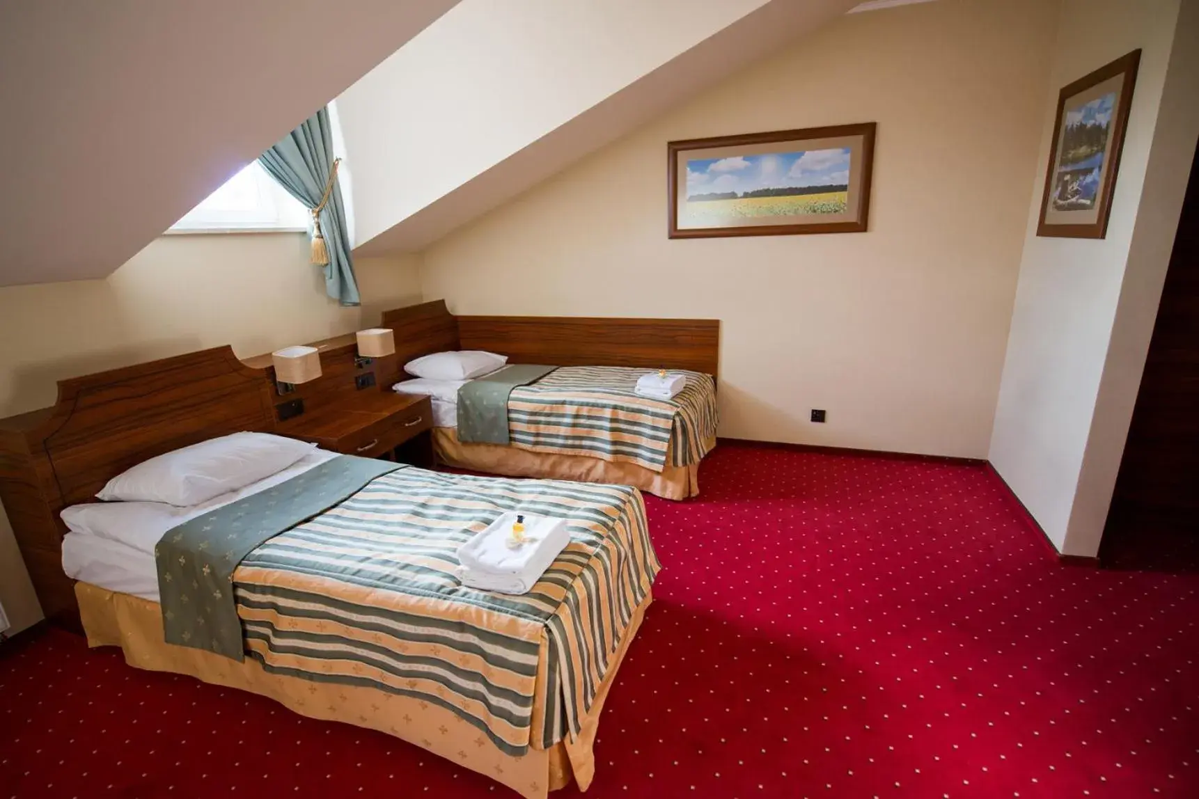 Classic Twin Room in Browar Sulewski Classic Twin Room in Browar Sulewski