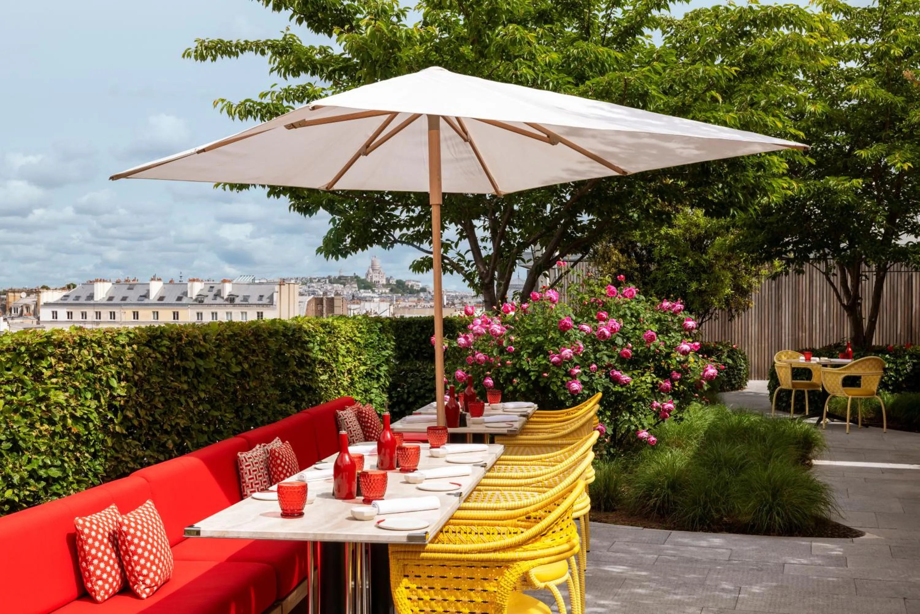 Patio in Cheval Blanc Paris & Dior Spa Cheval Blanc Paris
