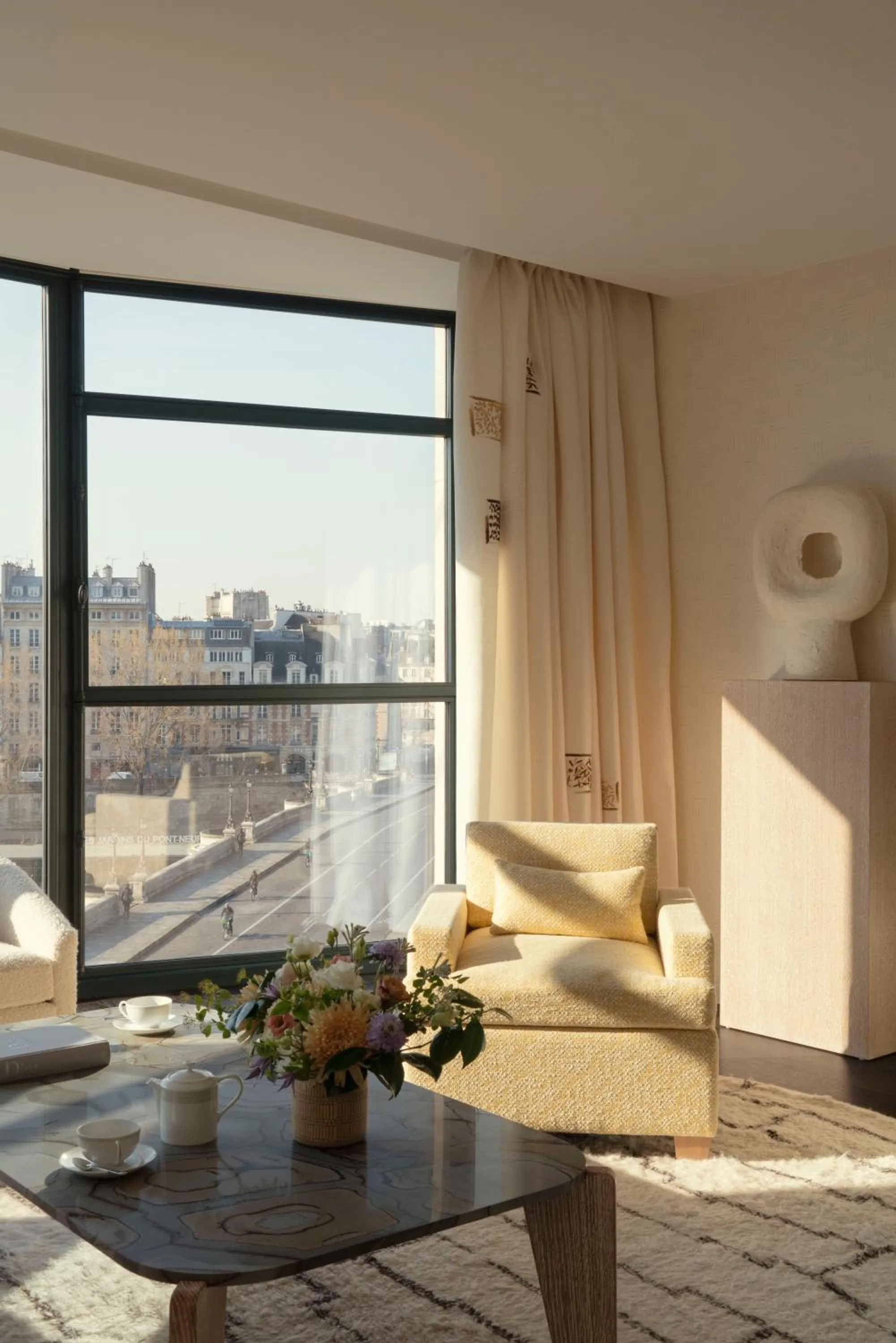 Living room in Cheval Blanc Paris & Dior Spa Cheval Blanc Paris