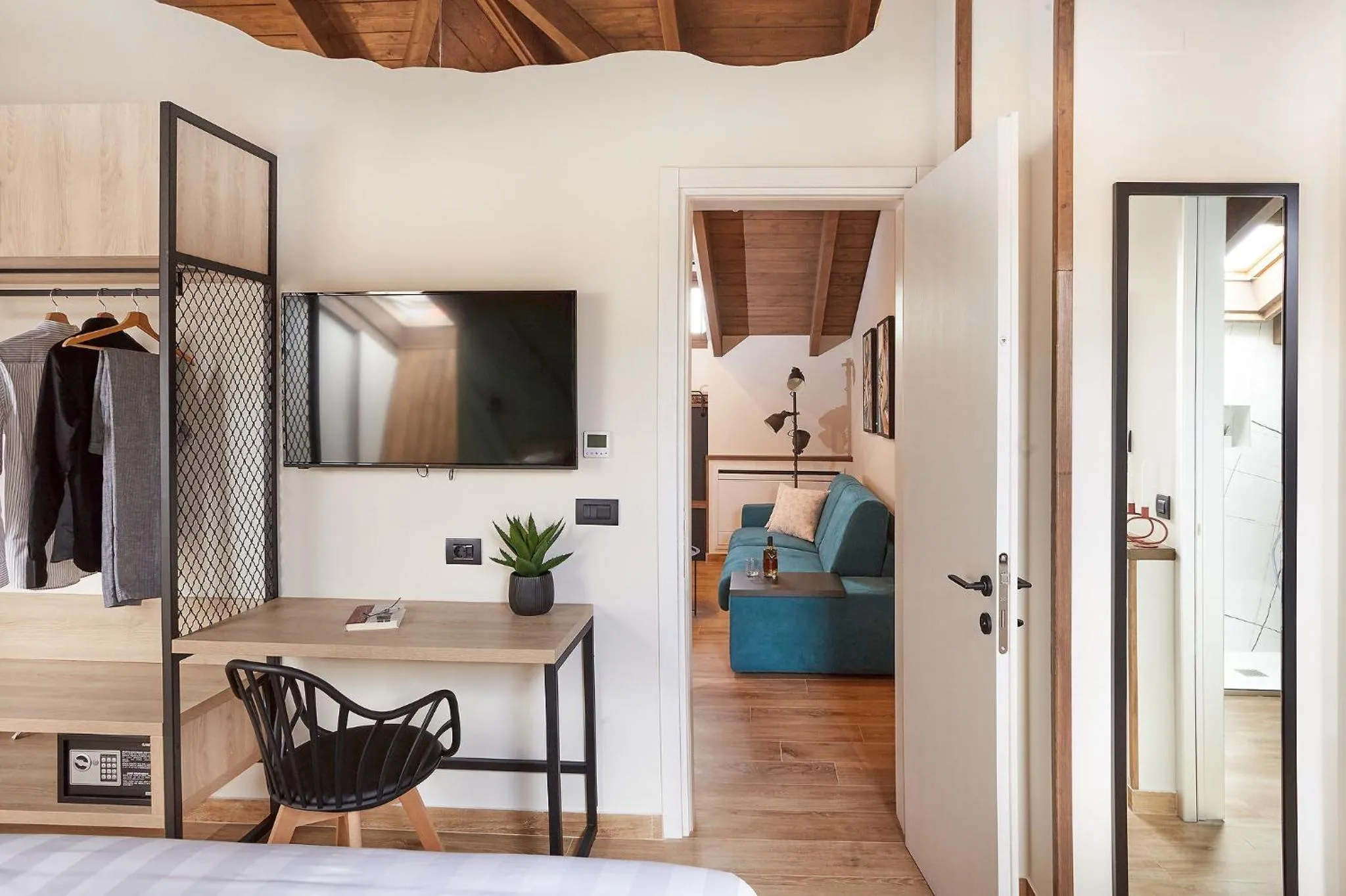 Seating area in IALNA Boutique Hotel