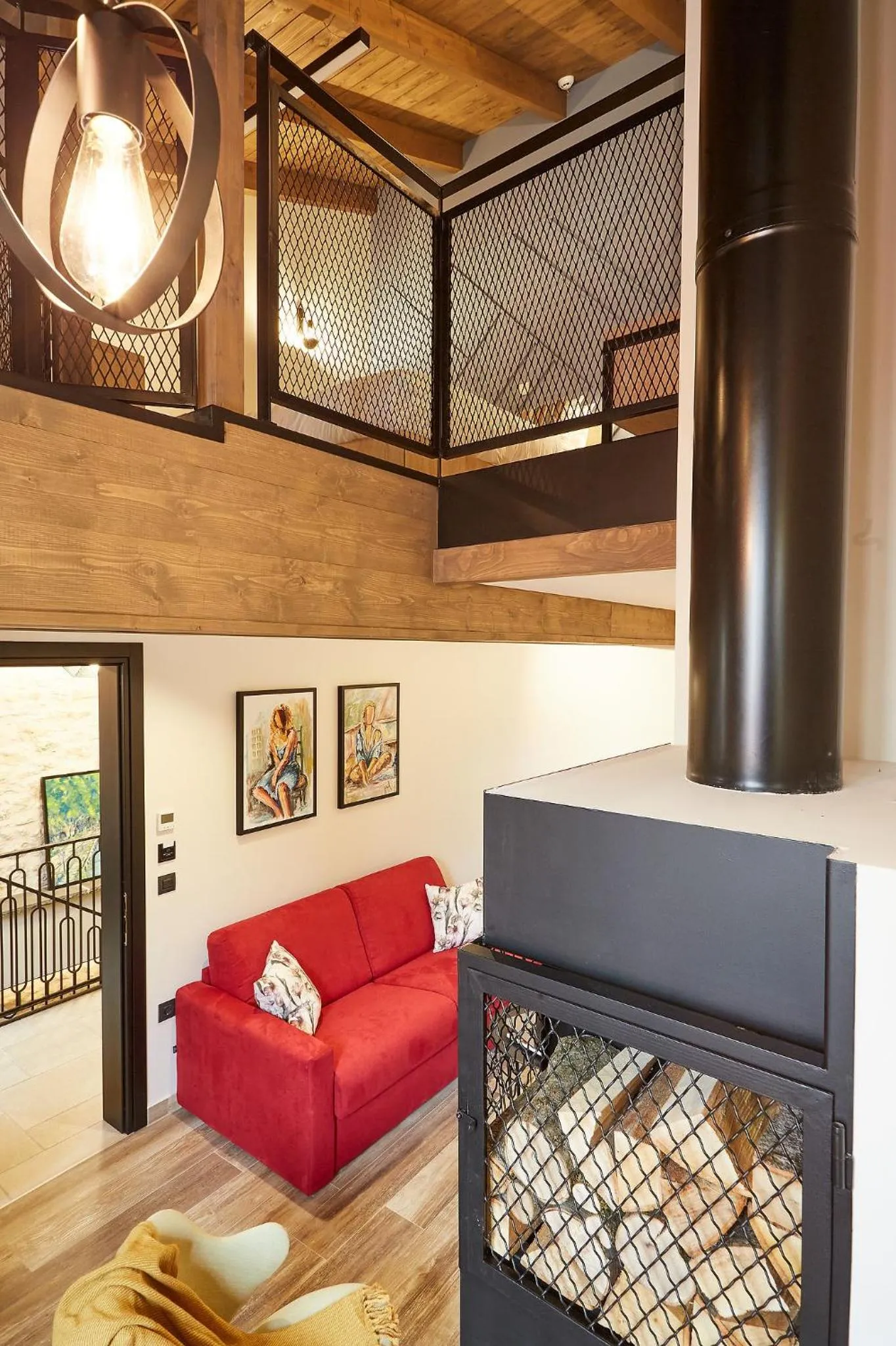 Seating area in IALNA Boutique Hotel